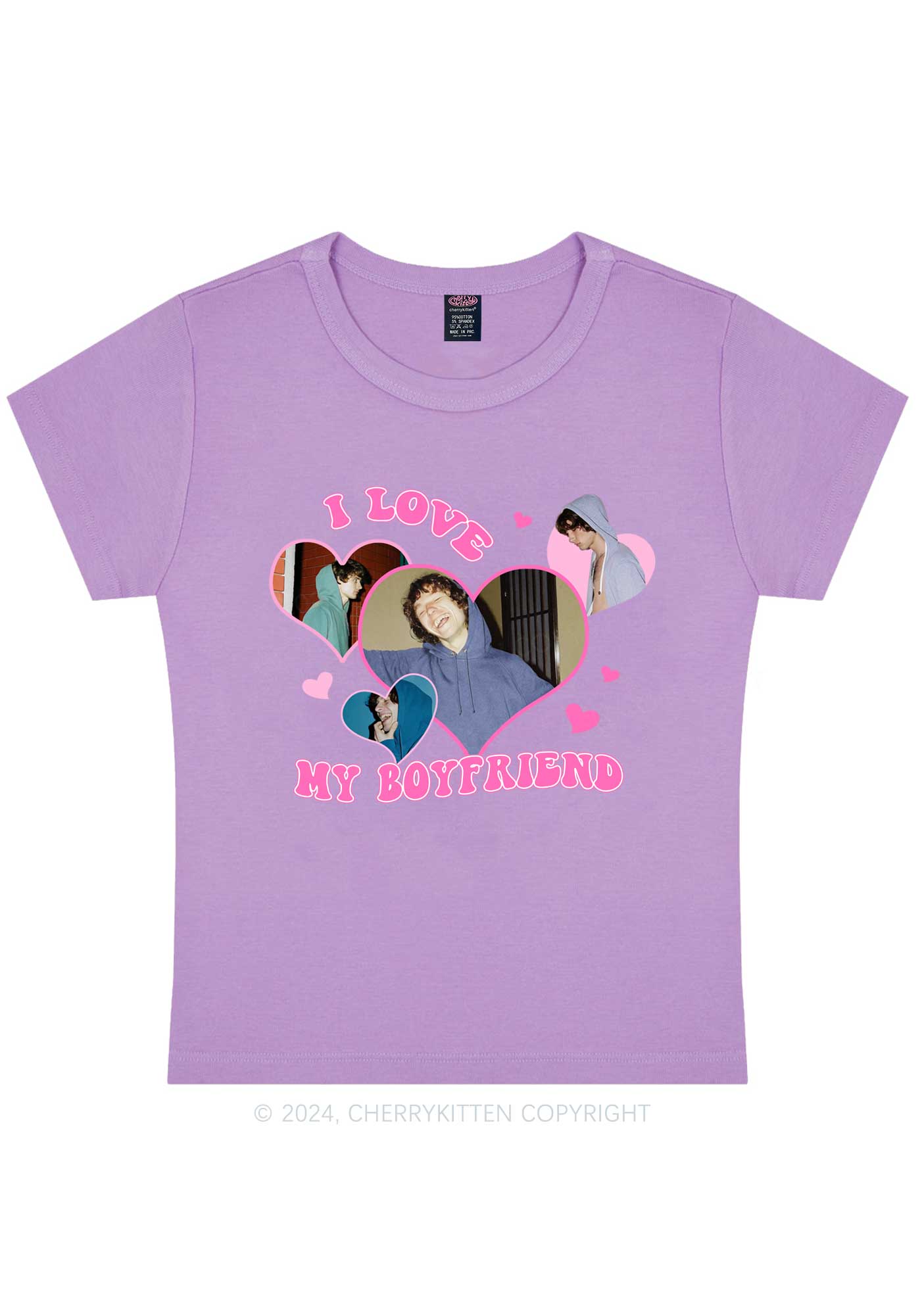 Custom Love My Girlfriend Y2K Valentine's Day Baby Tee Cherrykitten - Image 4