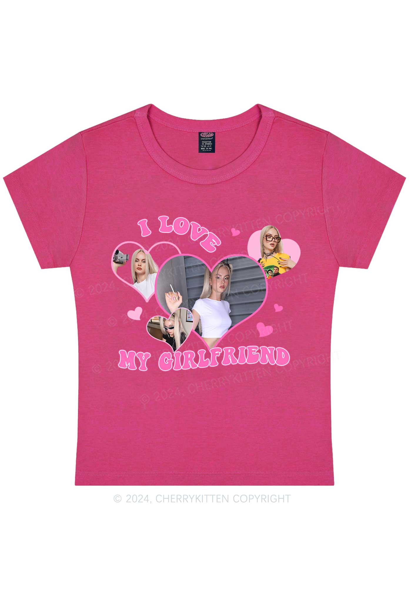 Custom Love My Girlfriend Y2K Valentine's Day Baby Tee Cherrykitten - Image 5