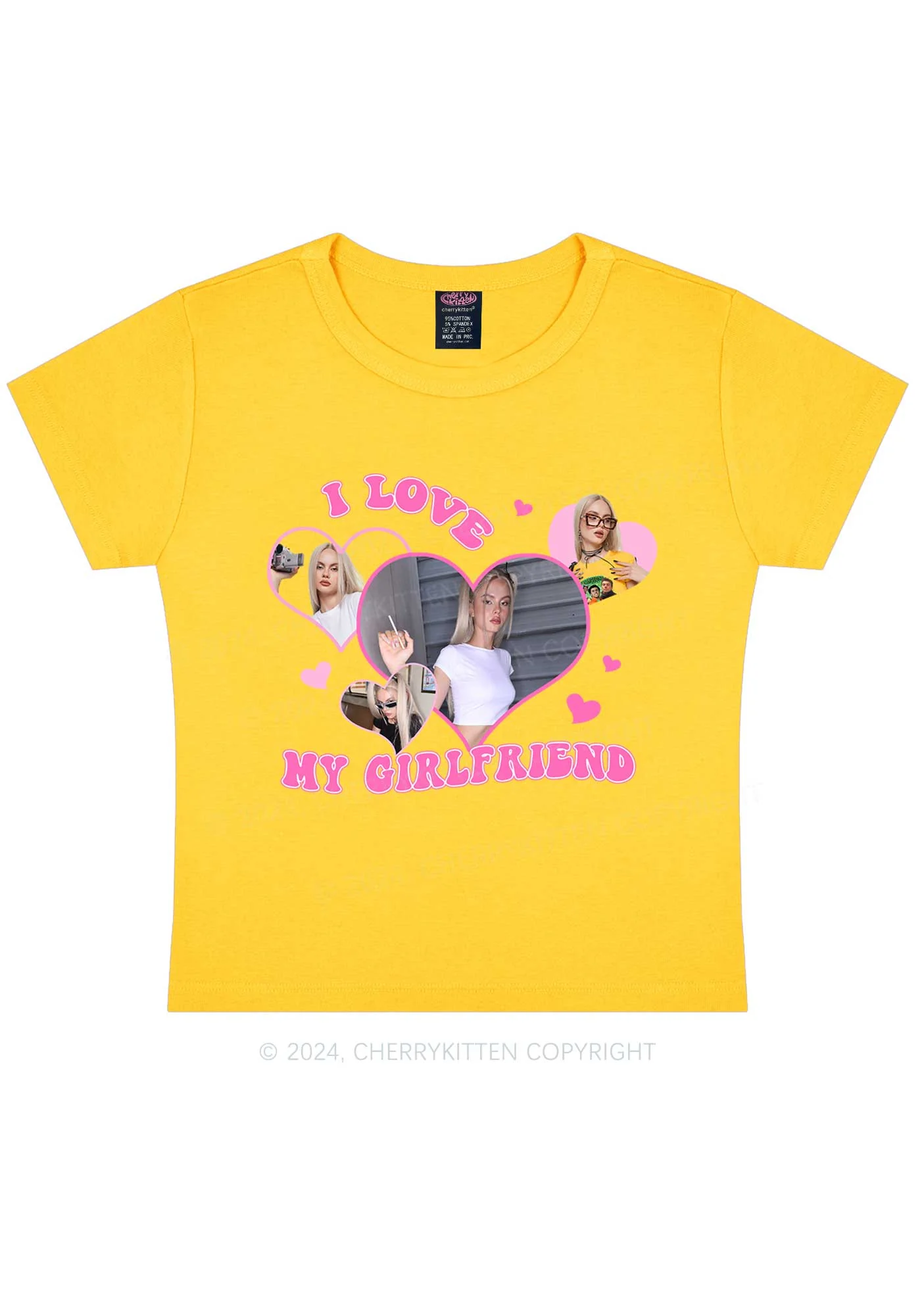 Custom Love My Girlfriend Y2K Valentine's Day Baby Tee Cherrykitten - Image 6