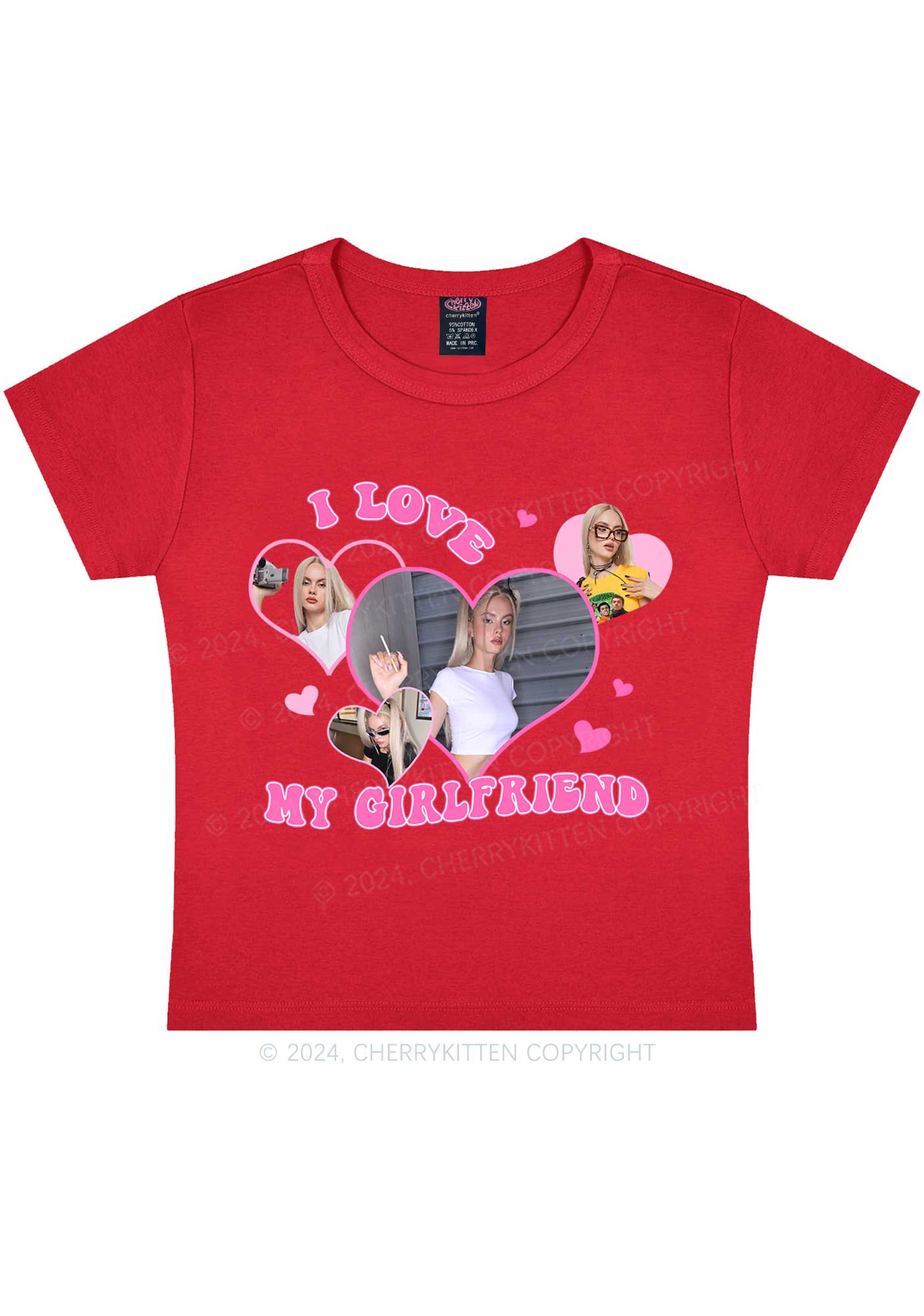 Custom Love My Girlfriend Y2K Valentine's Day Baby Tee Cherrykitten - Image 7
