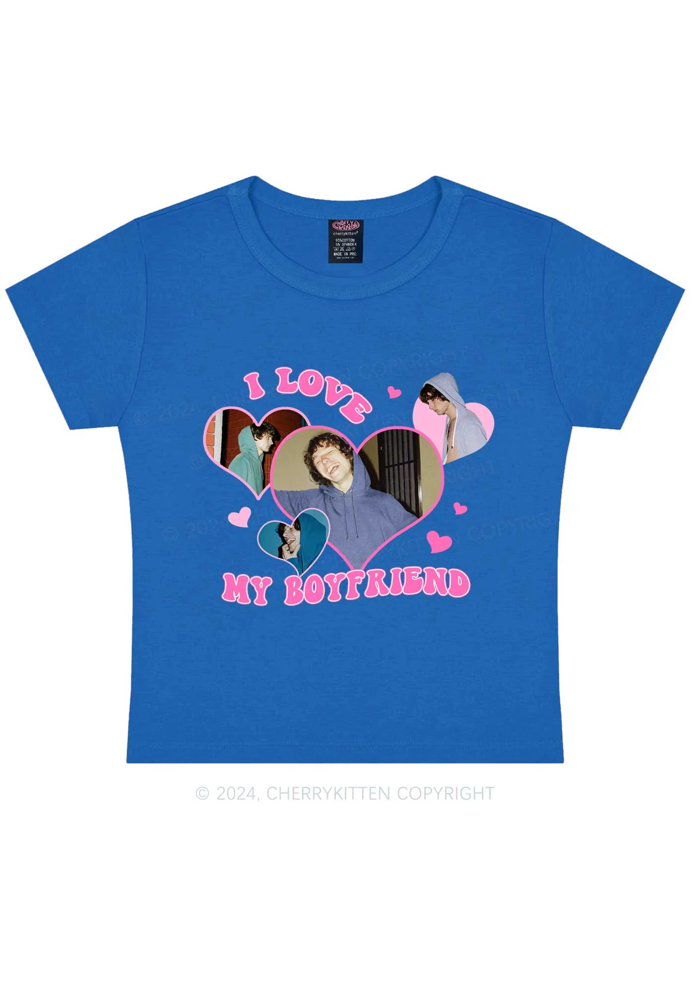 Custom Love My Girlfriend Y2K Valentine's Day Baby Tee Cherrykitten - Image 8