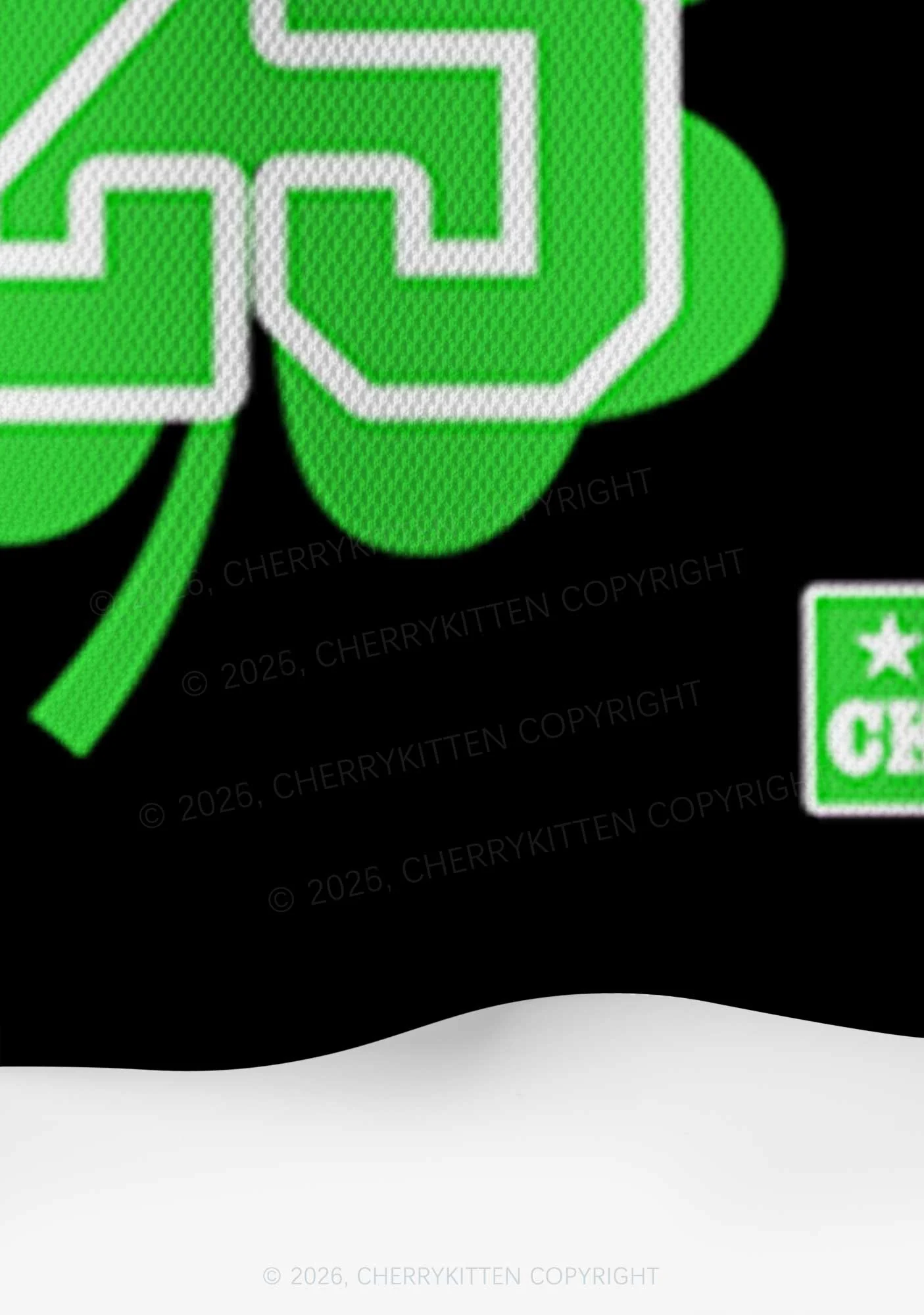 Custom Lucky Horseshoe St Patricks Y2K Crop Sport Jersey Shirts Cherrykitten - Image 6
