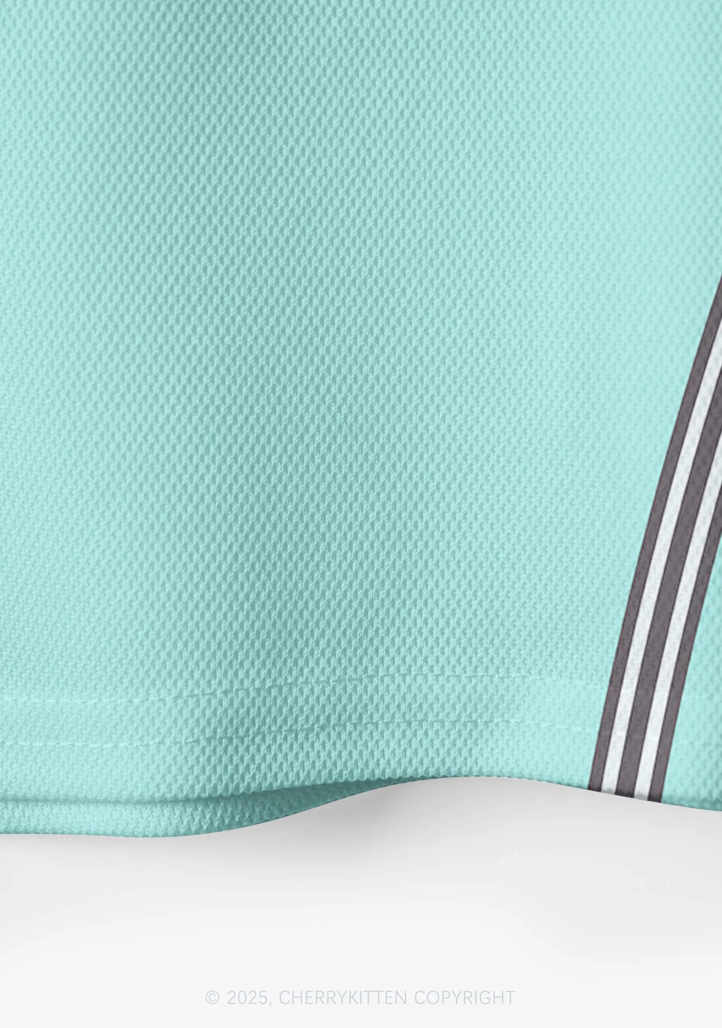 Custom Mint Green Cross Cxxt Y2K Crop Sport Jersey Shirts Cherrykitten - Image 5