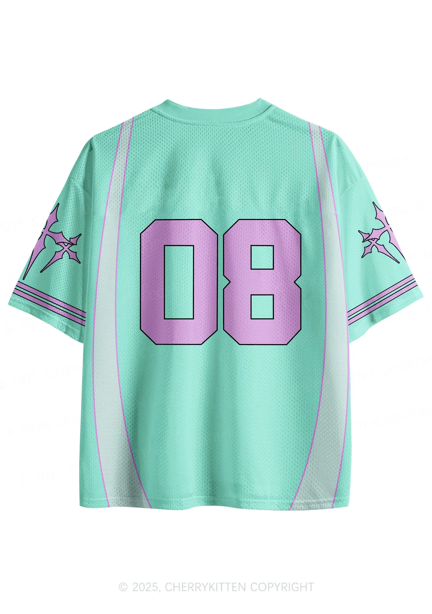 Custom Mint Green Cxxt Star Y2K Sport Jersey Shirts Cherrykitten - Image 2