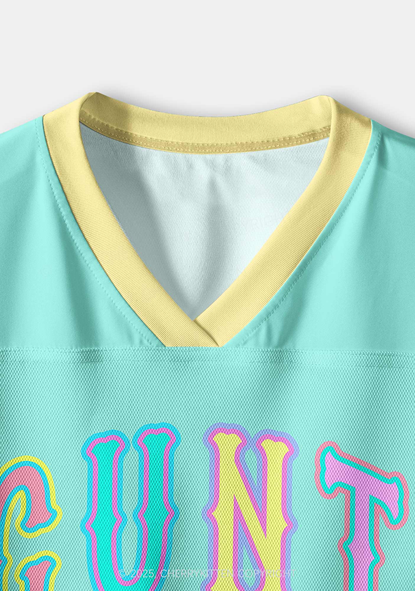 Custom Mint Green Cxxt Y2K Crop Sport Jersey Shirts Cherrykitten - Image 4