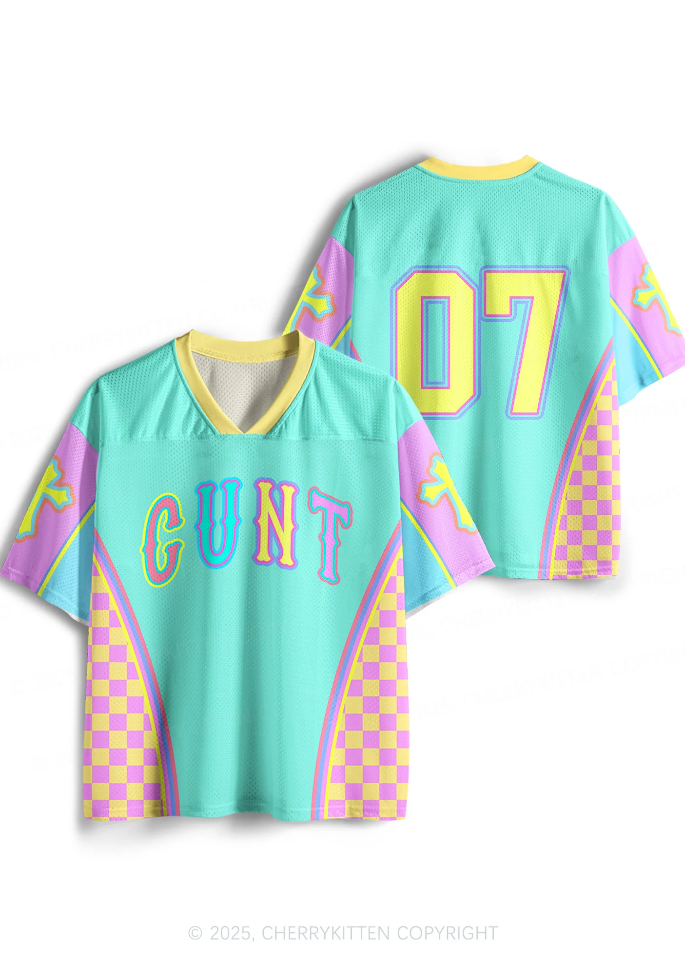 Custom Mint Green Cxxt Y2K Sport Jersey Shirts Cherrykitten - Image 3