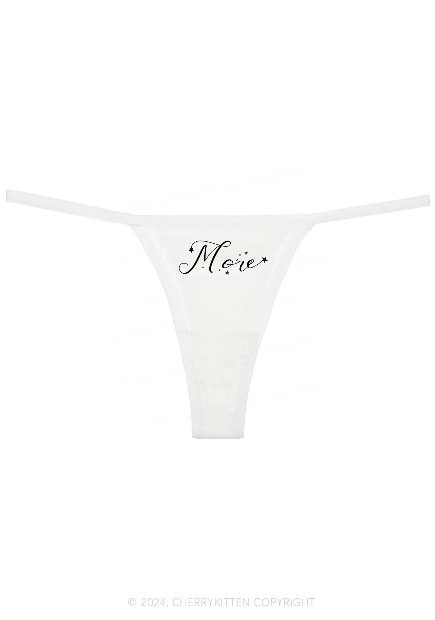 Custom More Y2K Flat String Thong Cherrykitten - Image 4