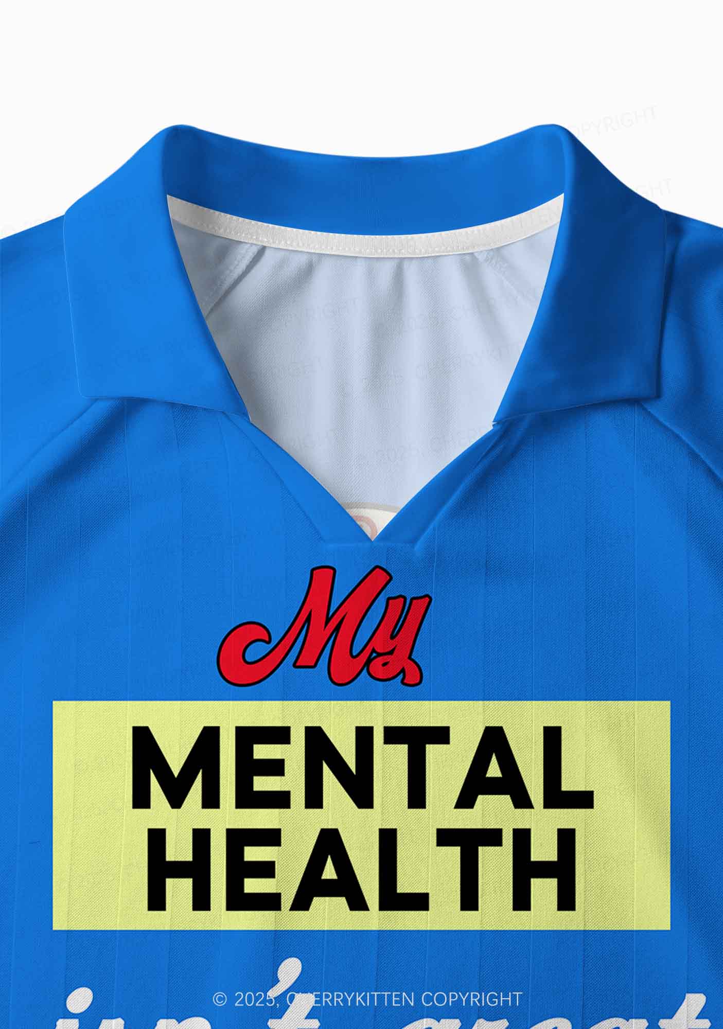 Custom My Mental Health Isnt Great Y2K Sport Long Sleeve Jersey Shirts Cherrykitten - Image 3