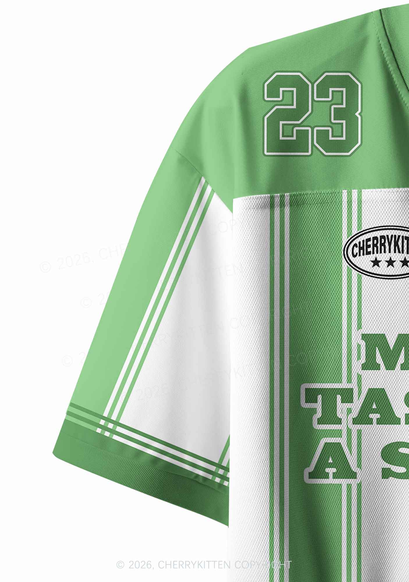 Custom My Puxxy Tastes Like Shamrock St Patricks Y2K Crop Sport Jersey Shirts Cherrykitten - Image 8