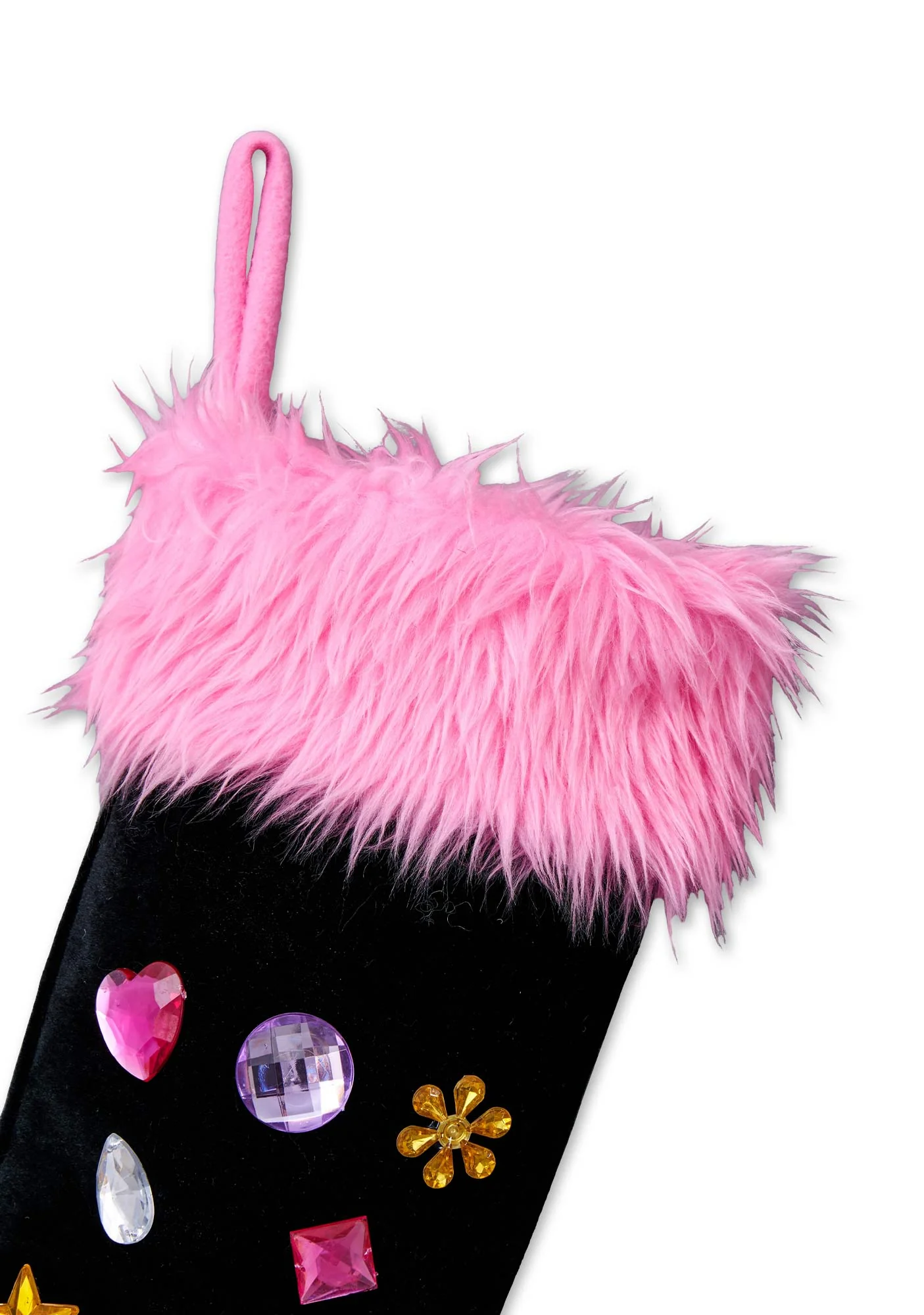 Custom Name Diamond Cat Paw Y2K Christmas Stockings Cherrykitten - Image 4