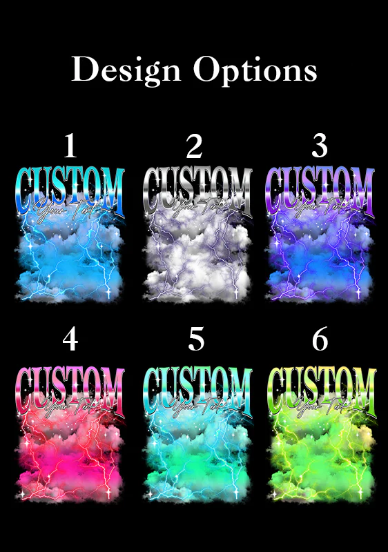 Custom Neon Lightning Cat Photo Y2K Spaghetti Strap Cami Cherrykitten - Image 2