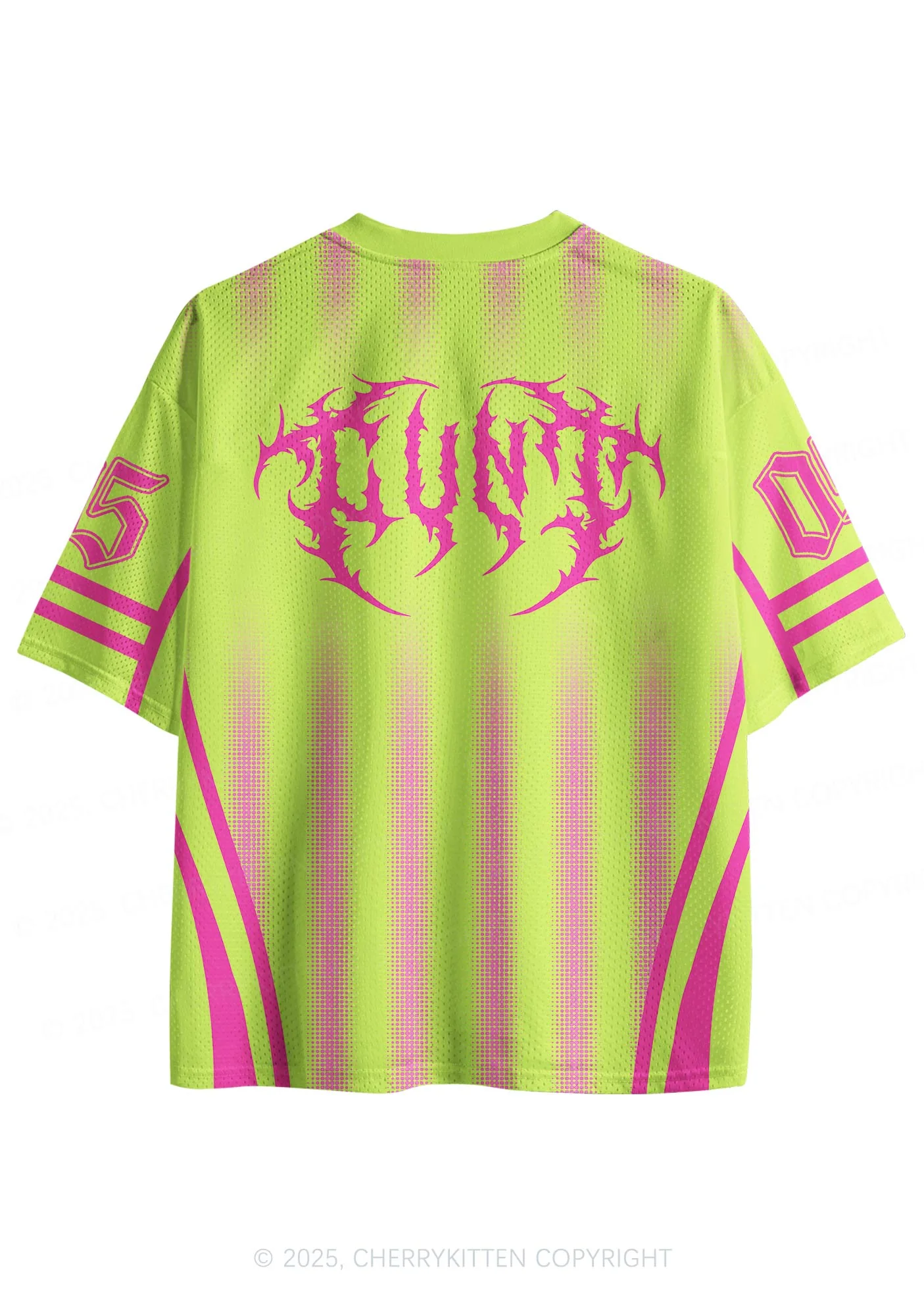 Custom Neon Pink Cxxt  Y2K Sport Jersey Shirts Cherrykitten - Image 2