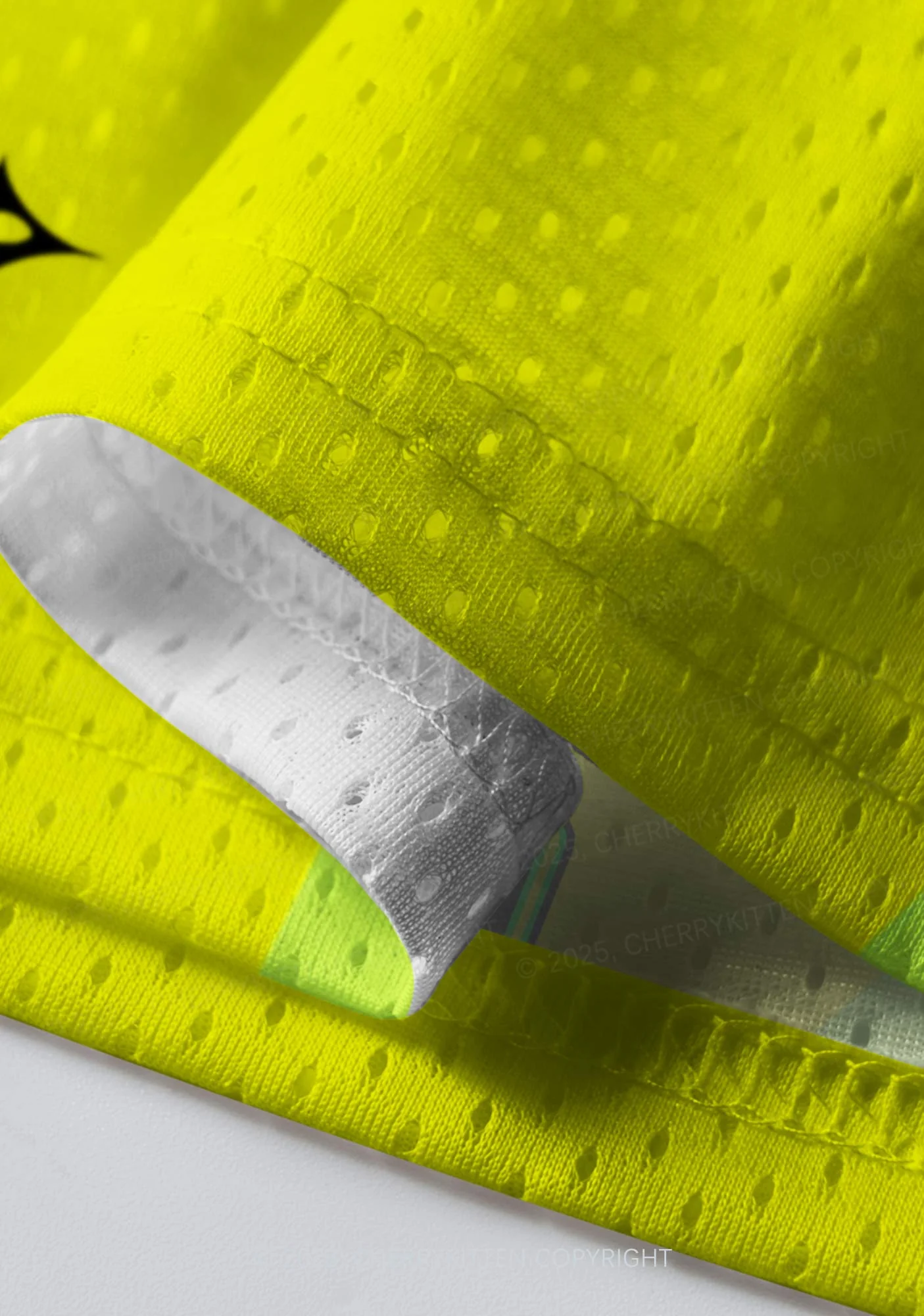 Custom Neon Yellow Ketamxxe Cross Y2K Sport Jersey Shirts Cherrykitten - Image 5