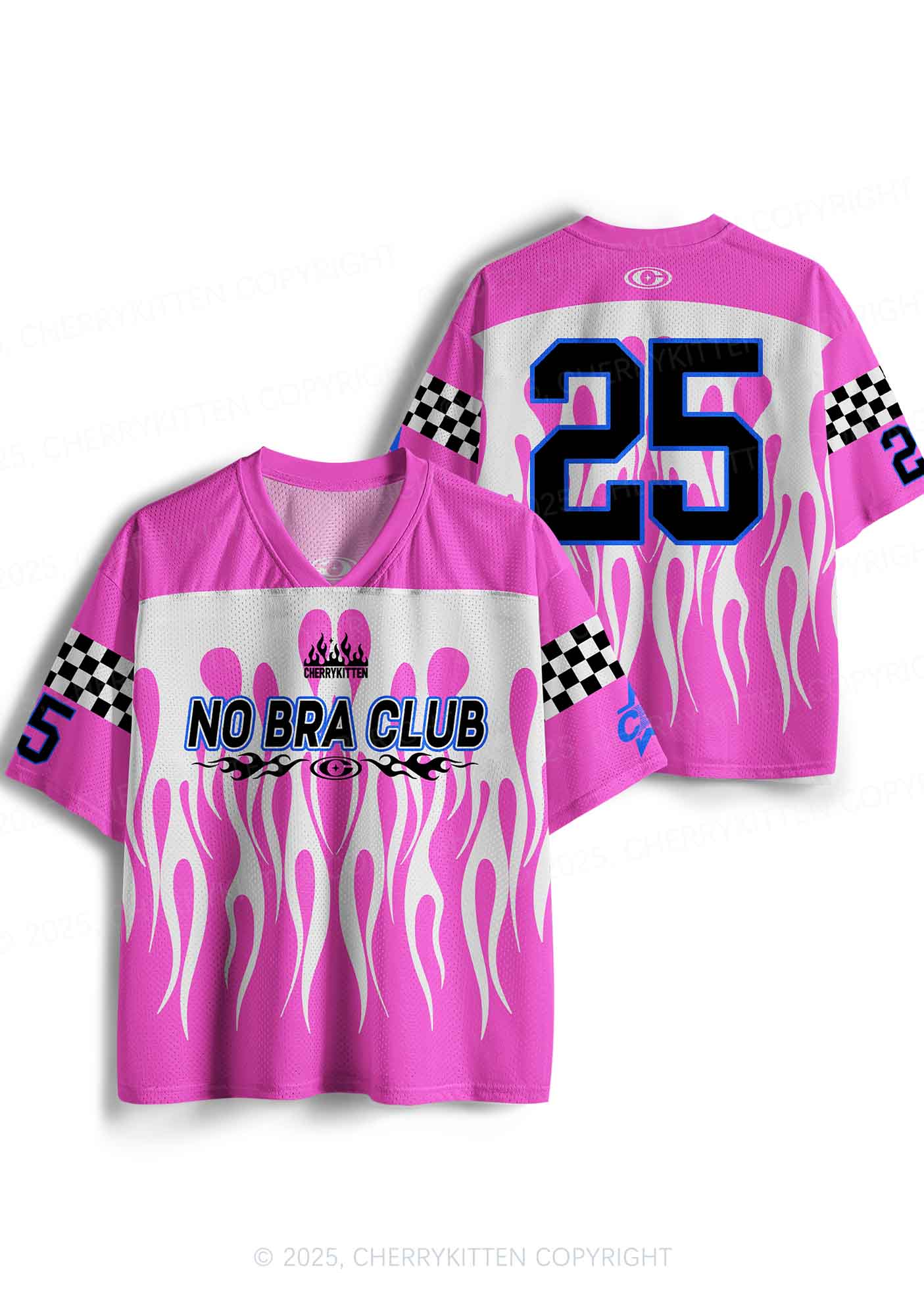 Custom No Bra Club Y2K Sport Jersey Shirts Cherrykitten - Image 3