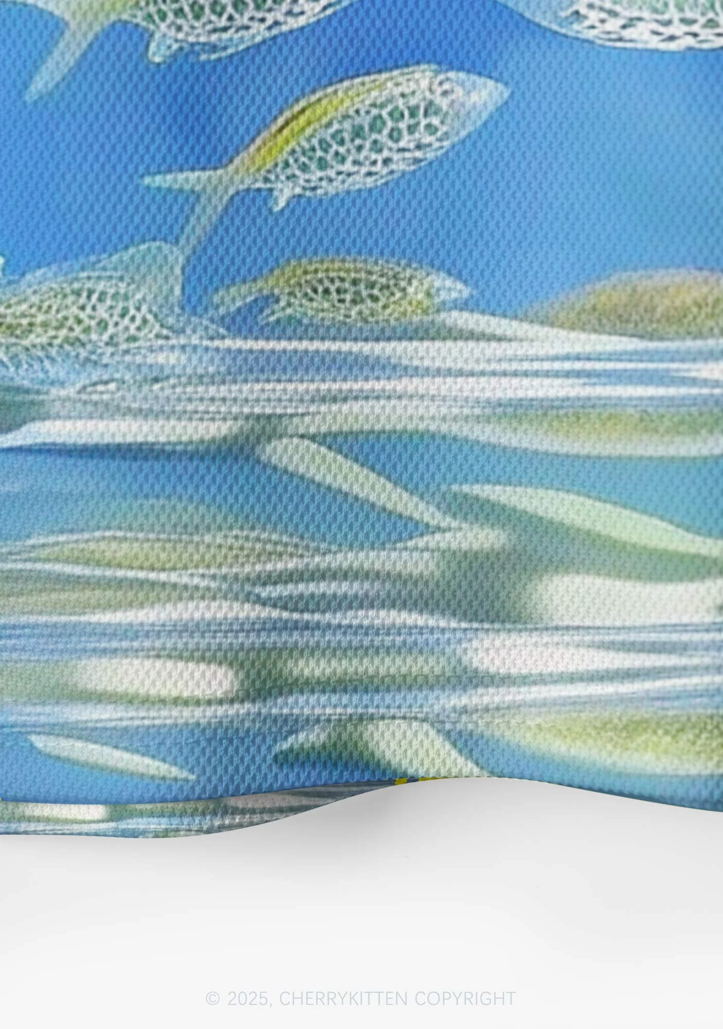 Custom Undersea Fish Y2K Crop Sport Jersey Shirts Cherrykitten - Image 4