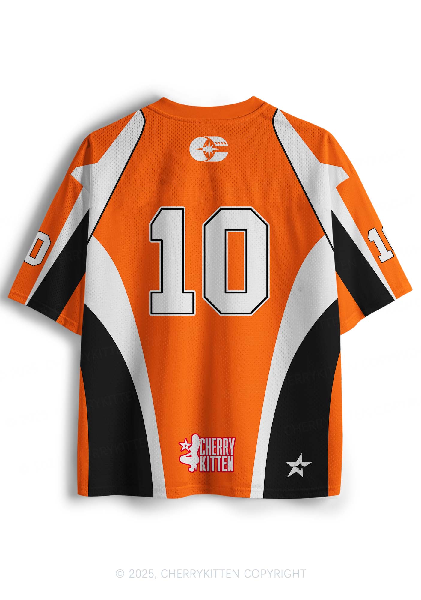Custom Orange Choke Me Y2K Sport Jersey Shirts Cherrykitten - Image 2