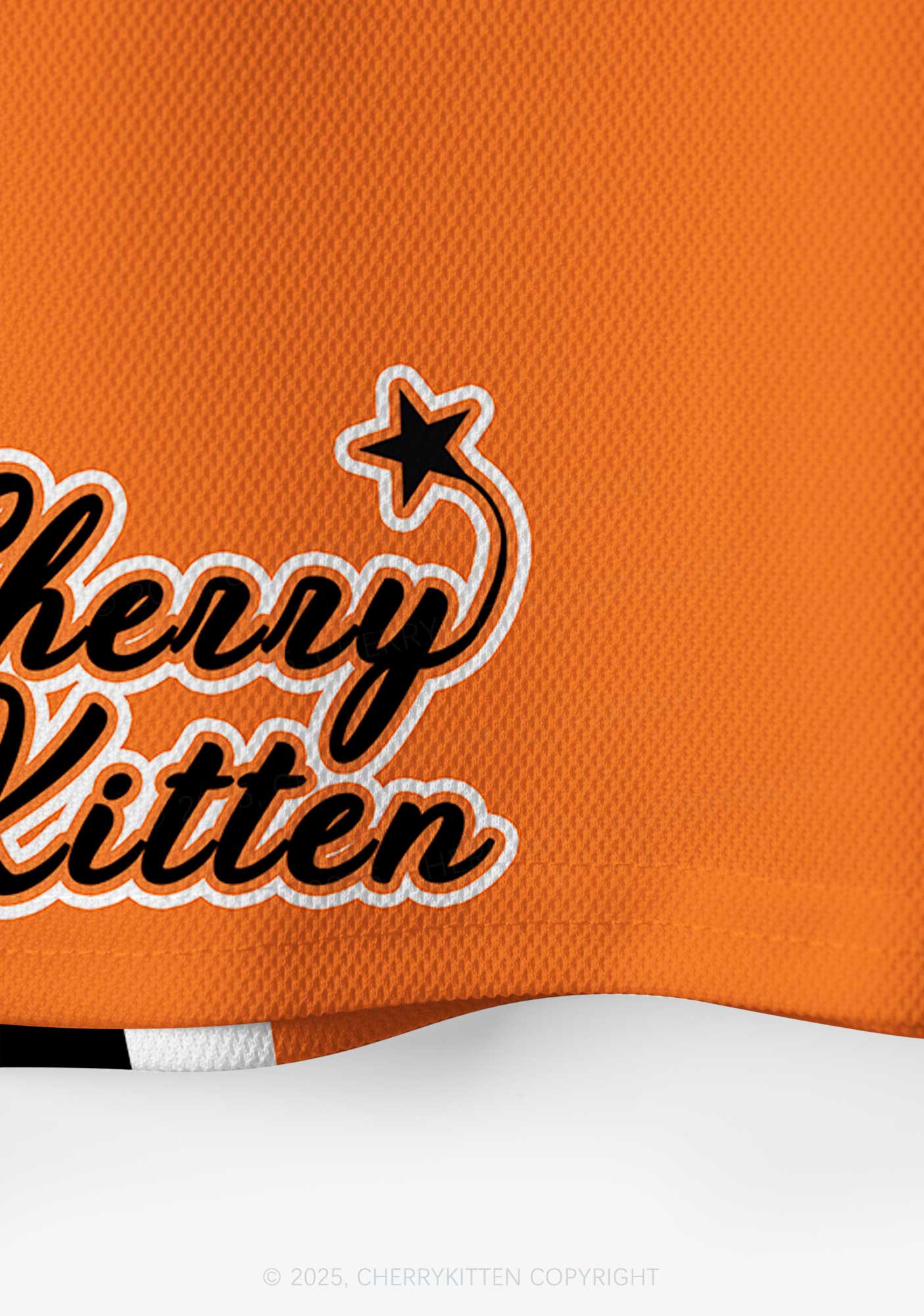 Custom Orange He Him Hole Pride Y2K Crop Sport Jersey Shirts Cherrykitten - Image 5