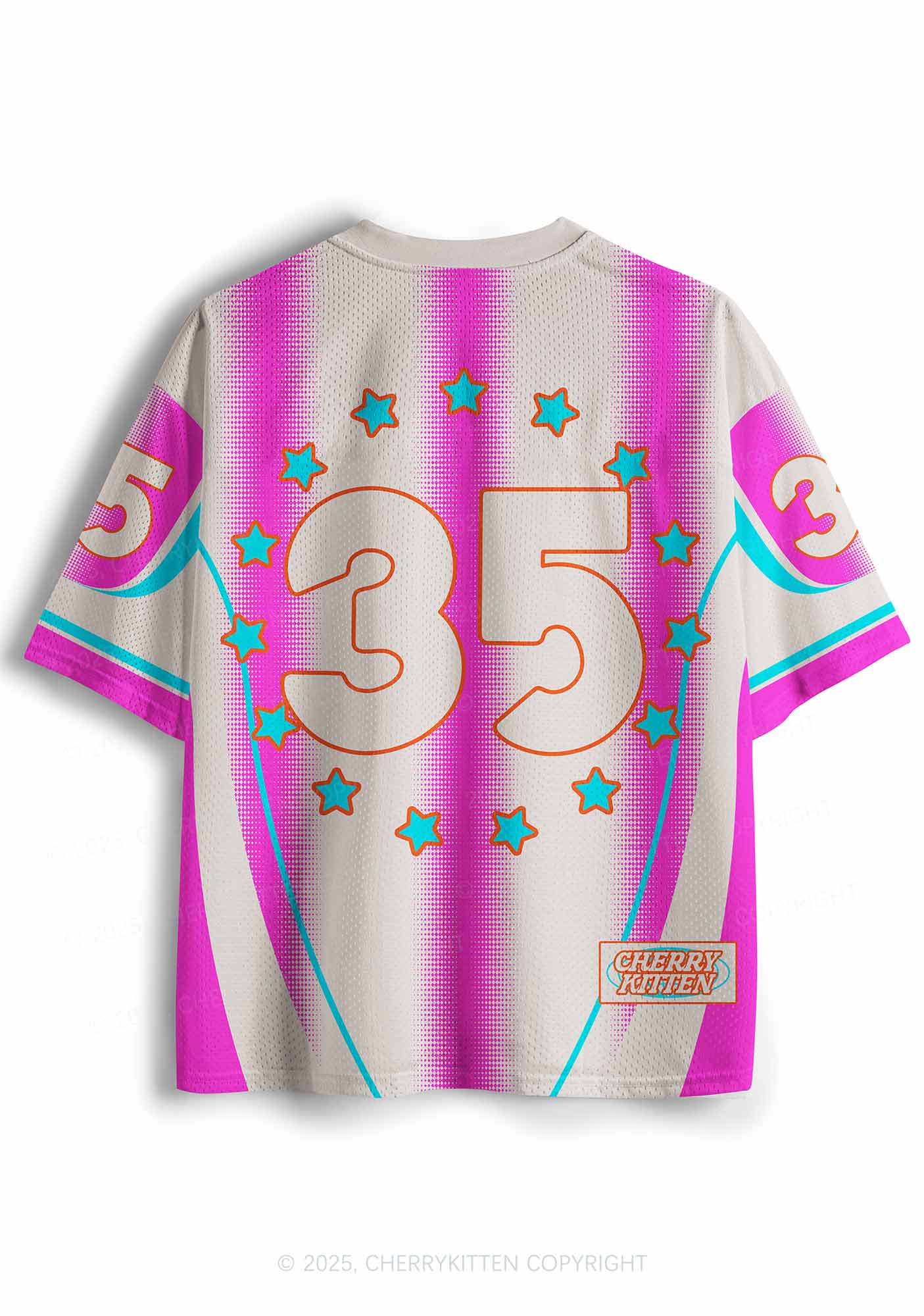 Custom Orange Pony Y2K Sport Jersey Shirts Cherrykitten - Image 2