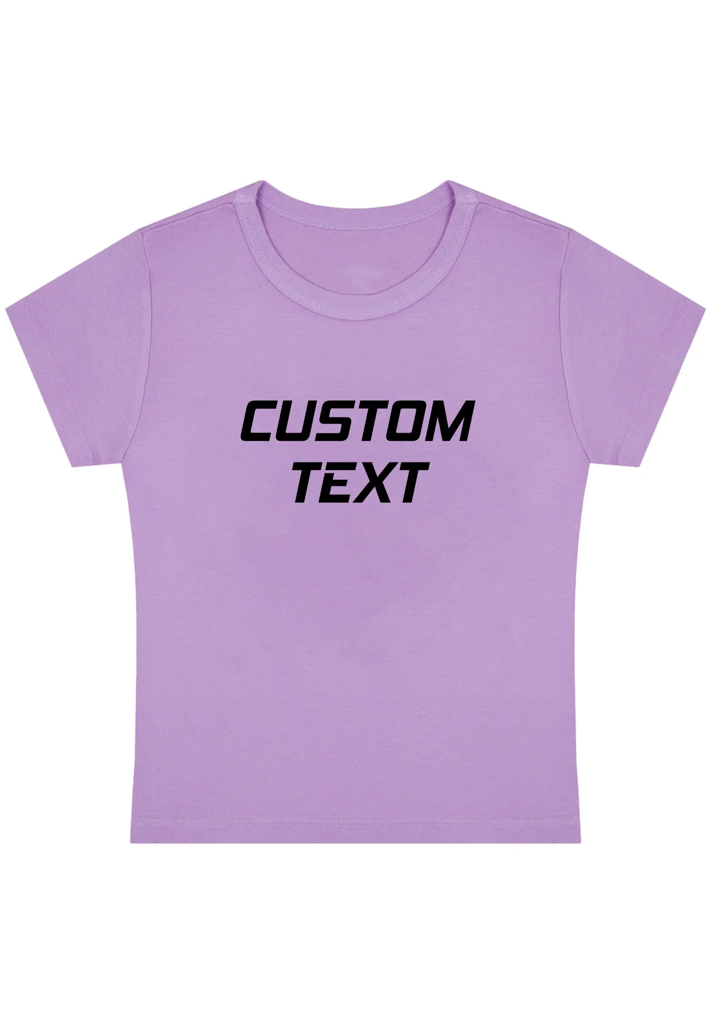 Custom Personalized Text Y2K Baby Tee - Image 9