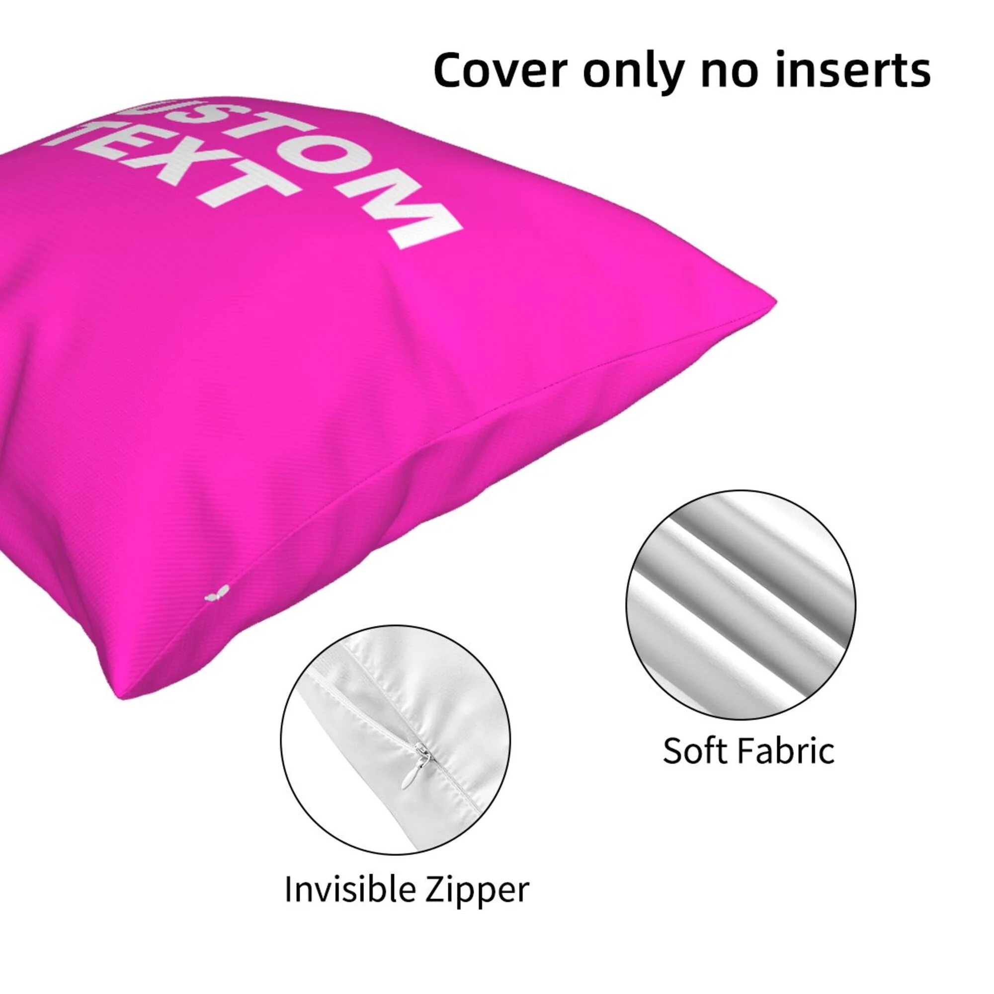 Custom Personalized Text Y2K Throw Pillow Cover Cherrykitten - Image 7