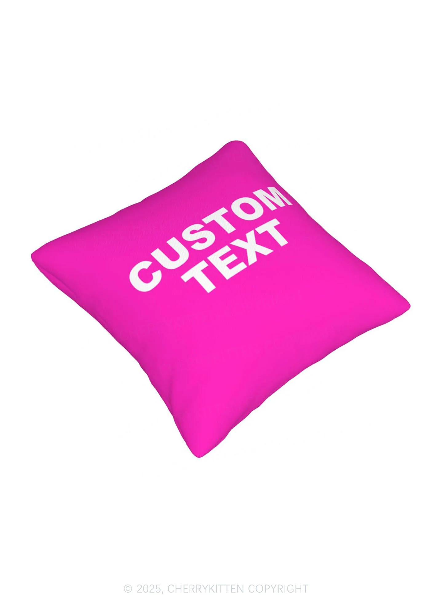 Custom Personalized Text Y2K Throw Pillow Cover Cherrykitten - Image 8