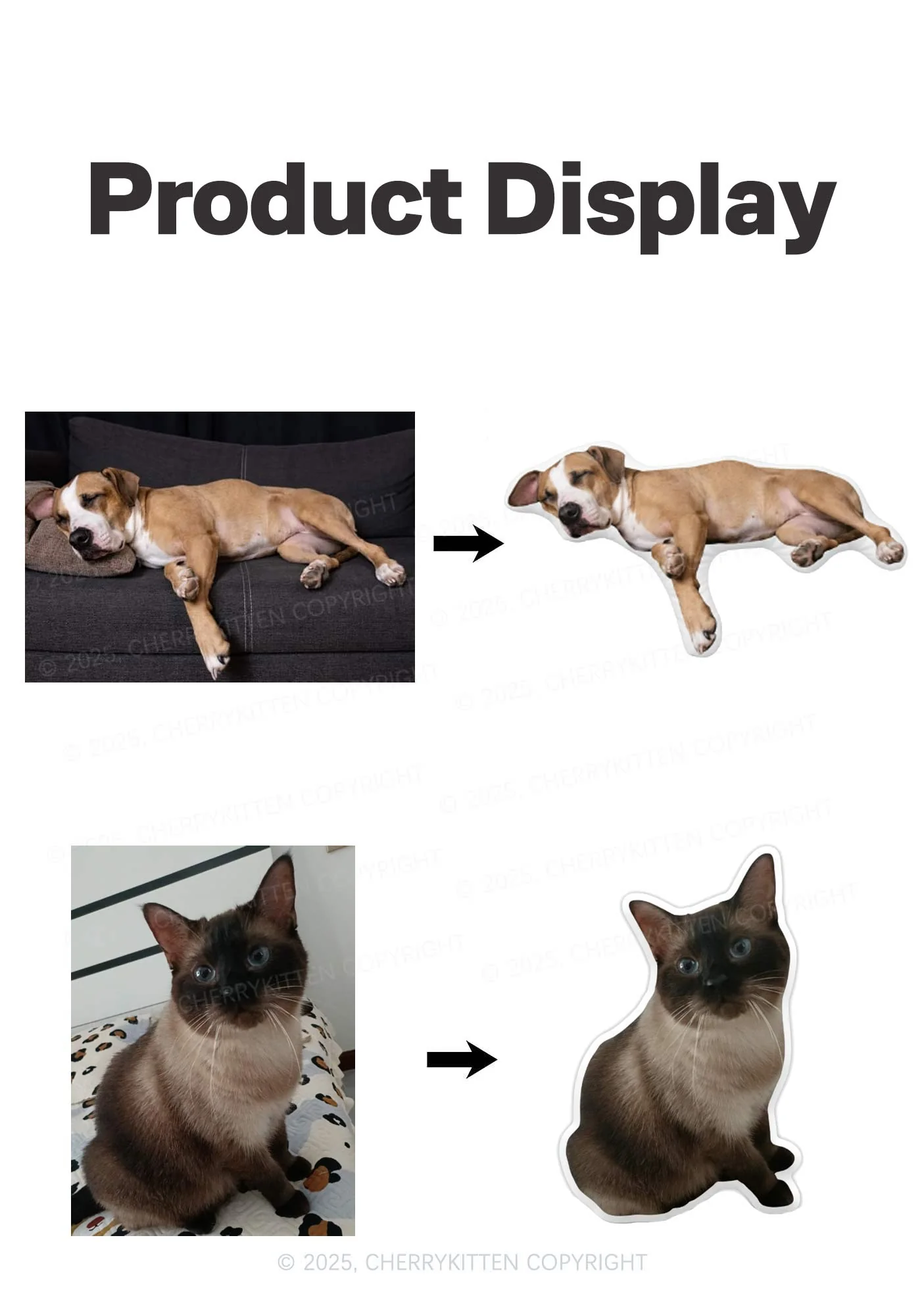 Custom Pet Pillows Y2K Ugly Pillow Cherrykitten - Image 2