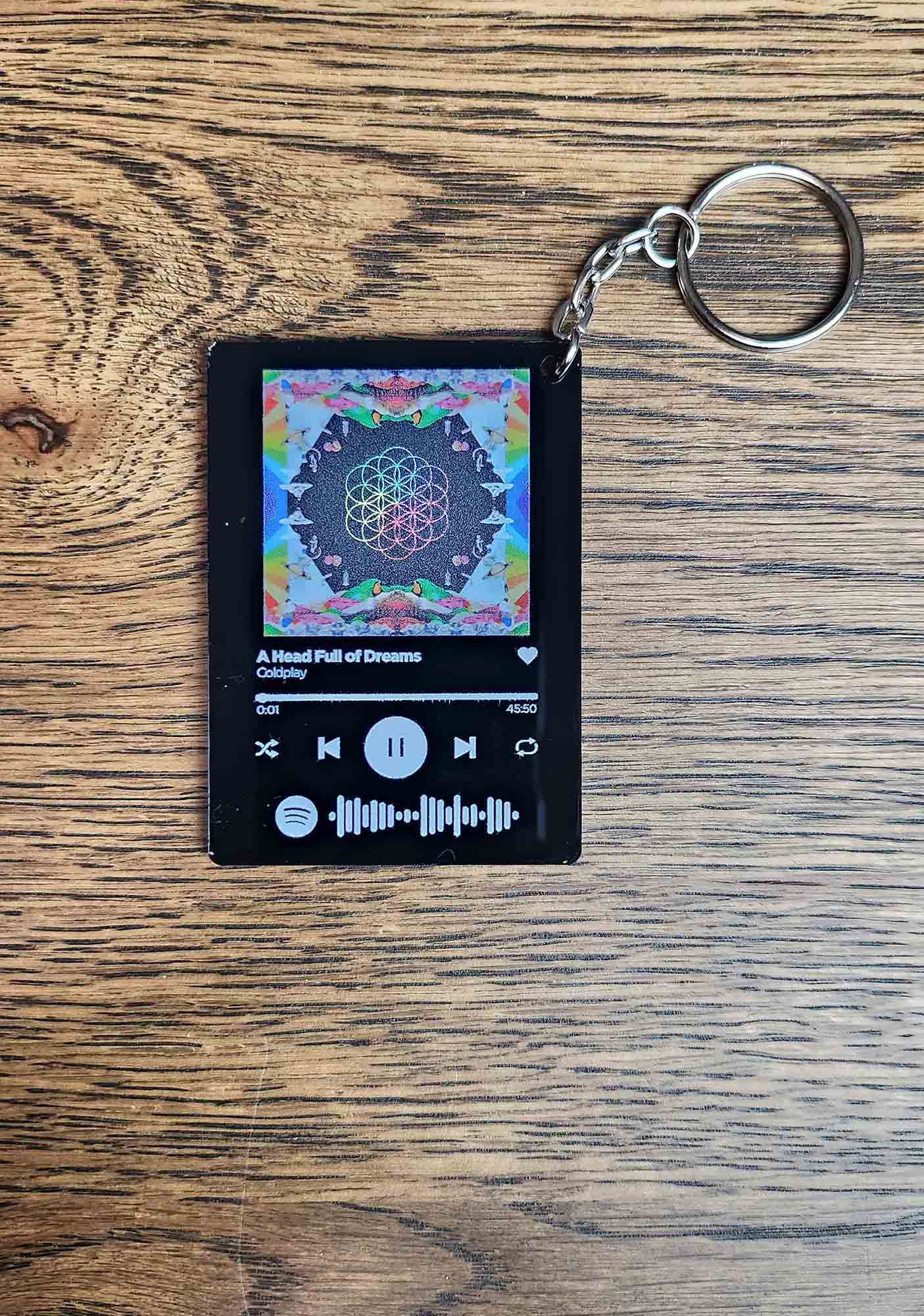 Custom Photo&Spotify Code Music Keyring - Image 4