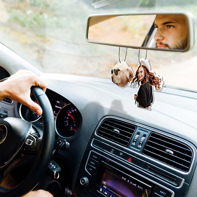 Custom Photo Y2K Car Air Freshener Cherrykitten - Image 3