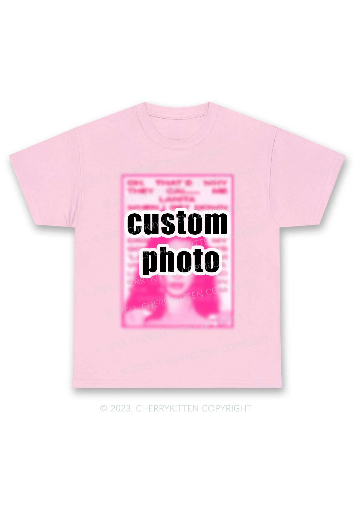 Custom Photo Y2K Chunky Shirt Cherrykitten - Image 5