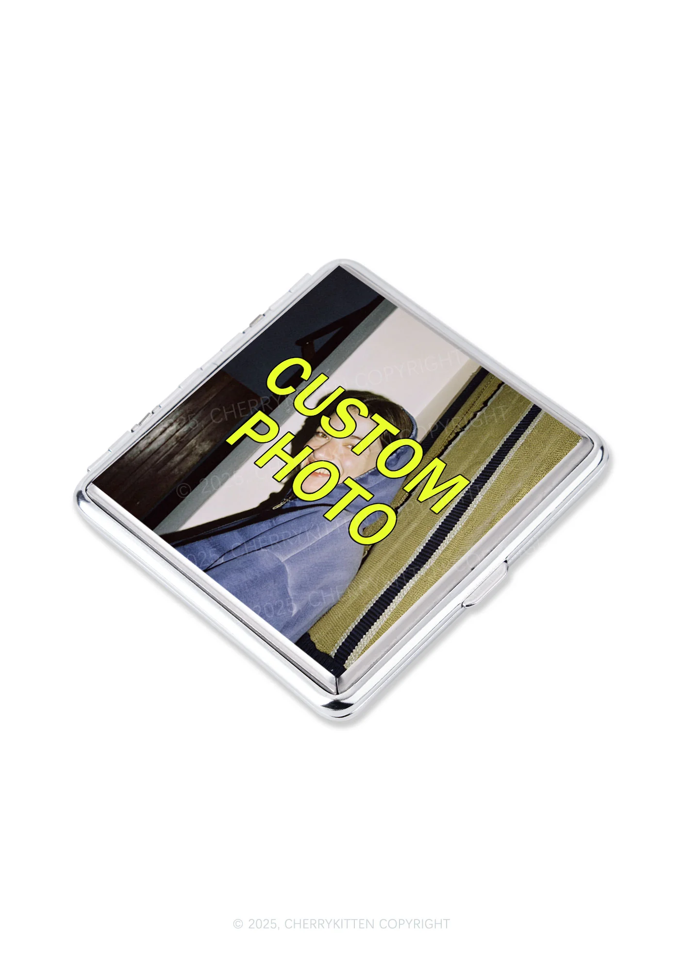 Custom Photo Y2K Cigarette Case Cherrykitten - Image 5