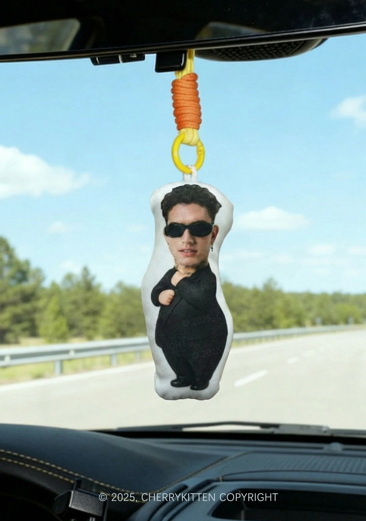 Custom Photo Y2K Plush Car Charm Cherrykitten - Image 4