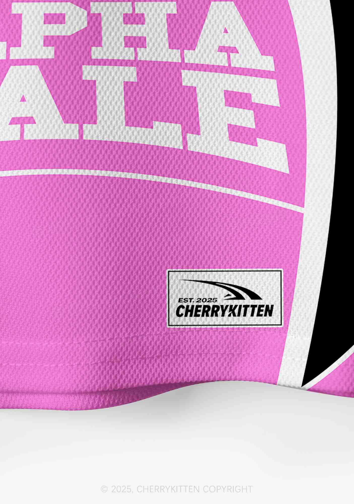 Custom Pink Alpha Male Y2K Crop Sport Jersey Shirts Cherrykitten - Image 5