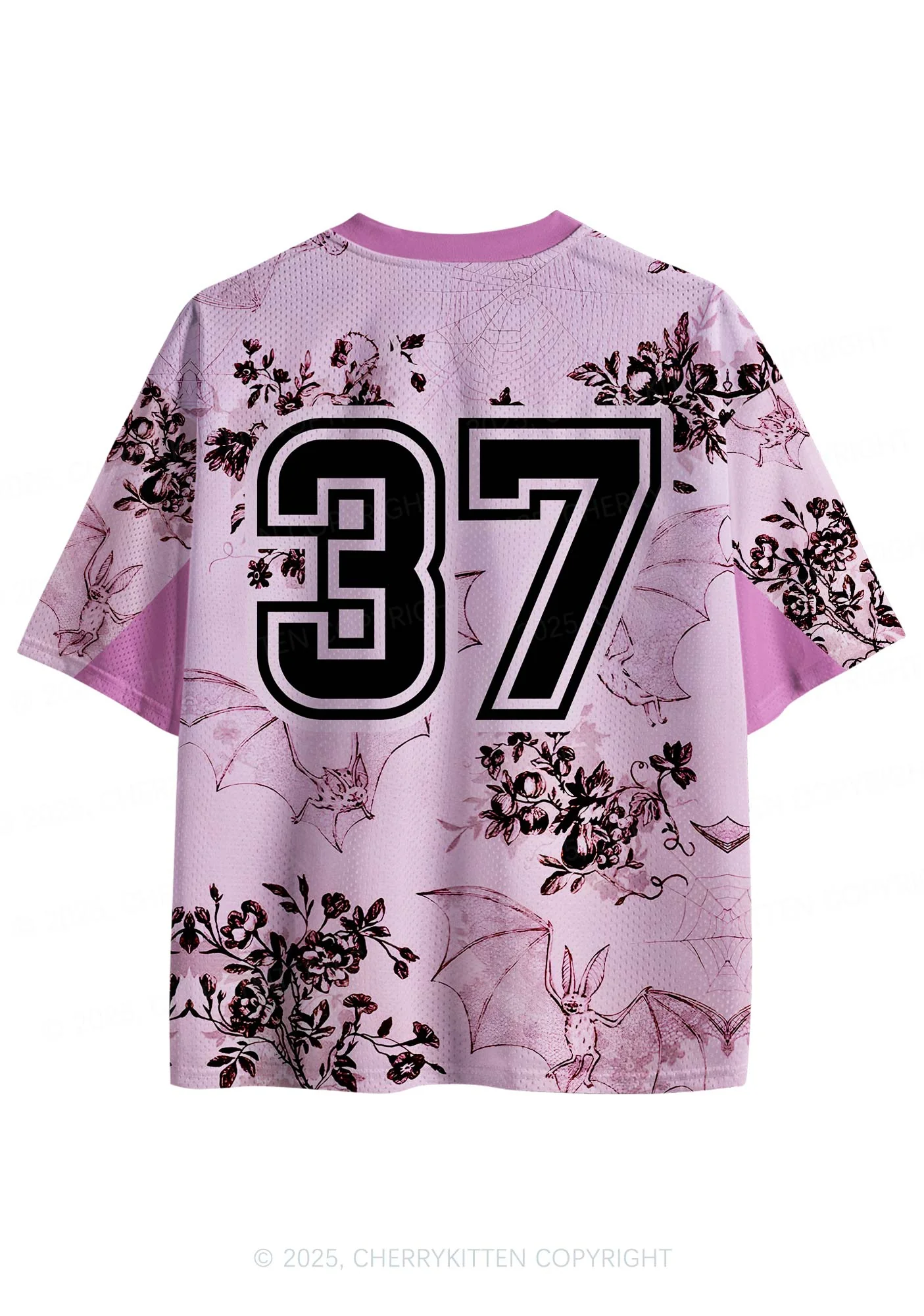 Custom Pink Bat Y2K Sport Jersey Shirts Cherrykitten - Image 2