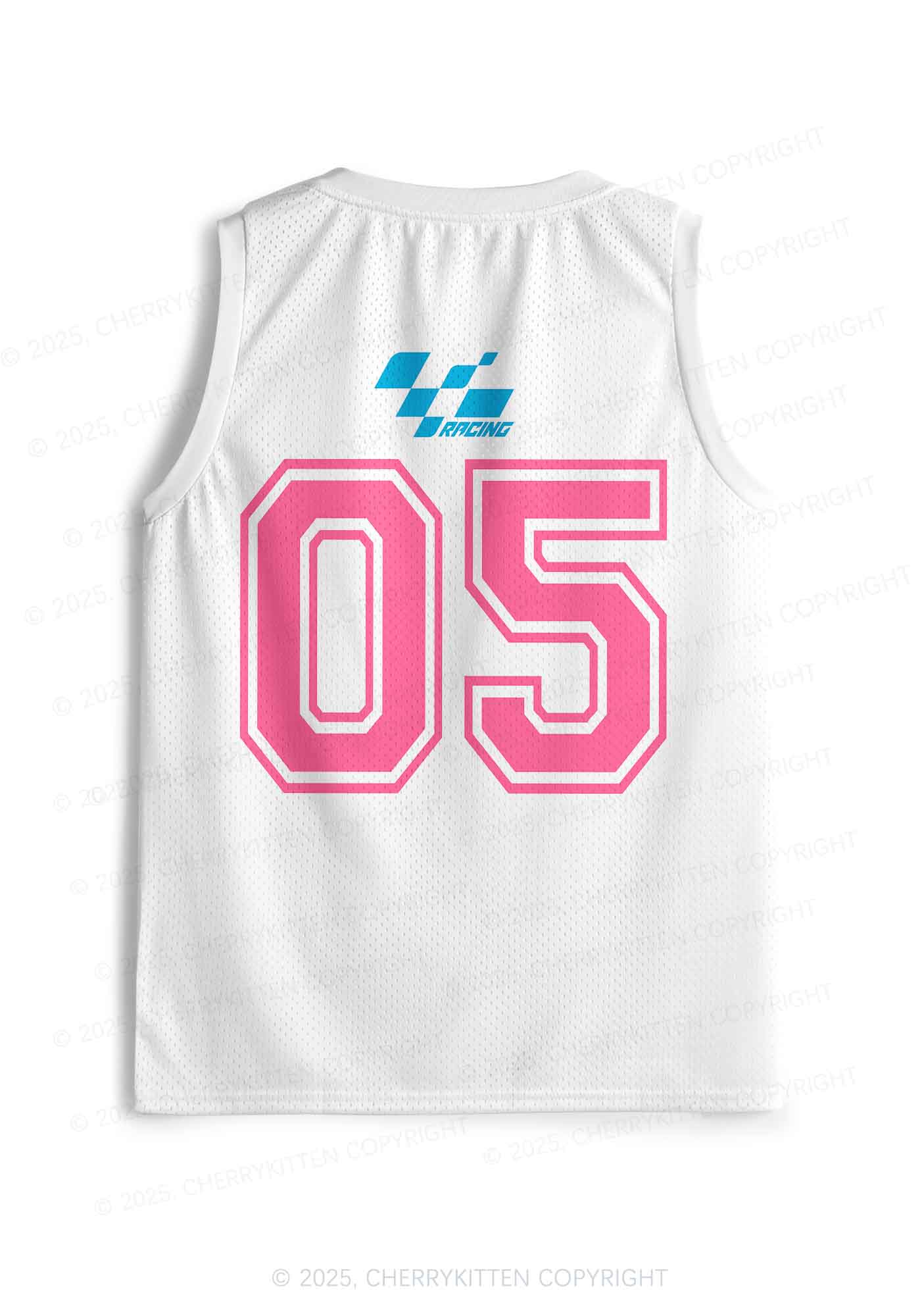 Custom Pink BDSM Y2K Sport Jersey Tank Cherrykitten - Image 2