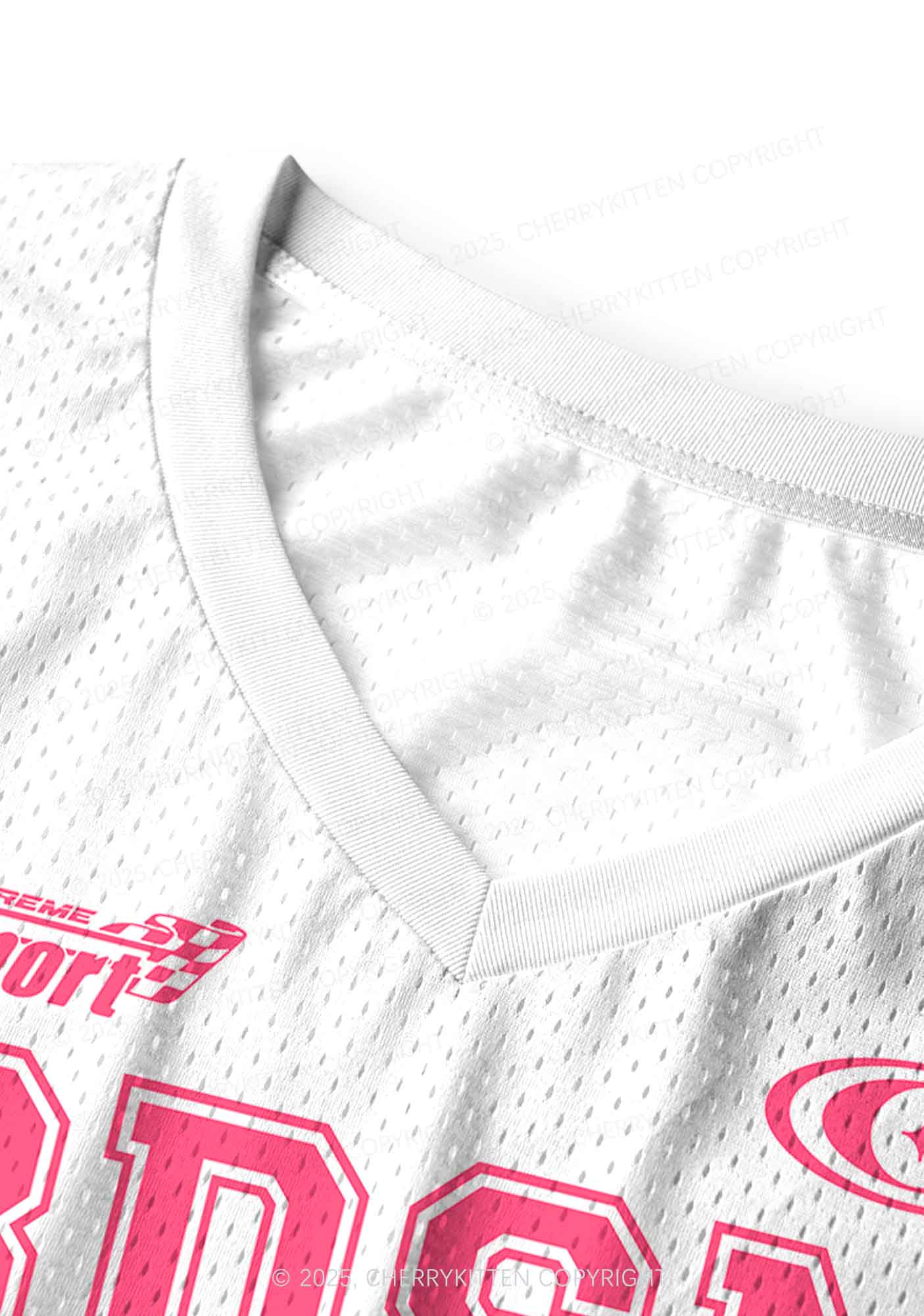Custom Pink BDSM Y2K Sport Jersey Tank Cherrykitten - Image 4