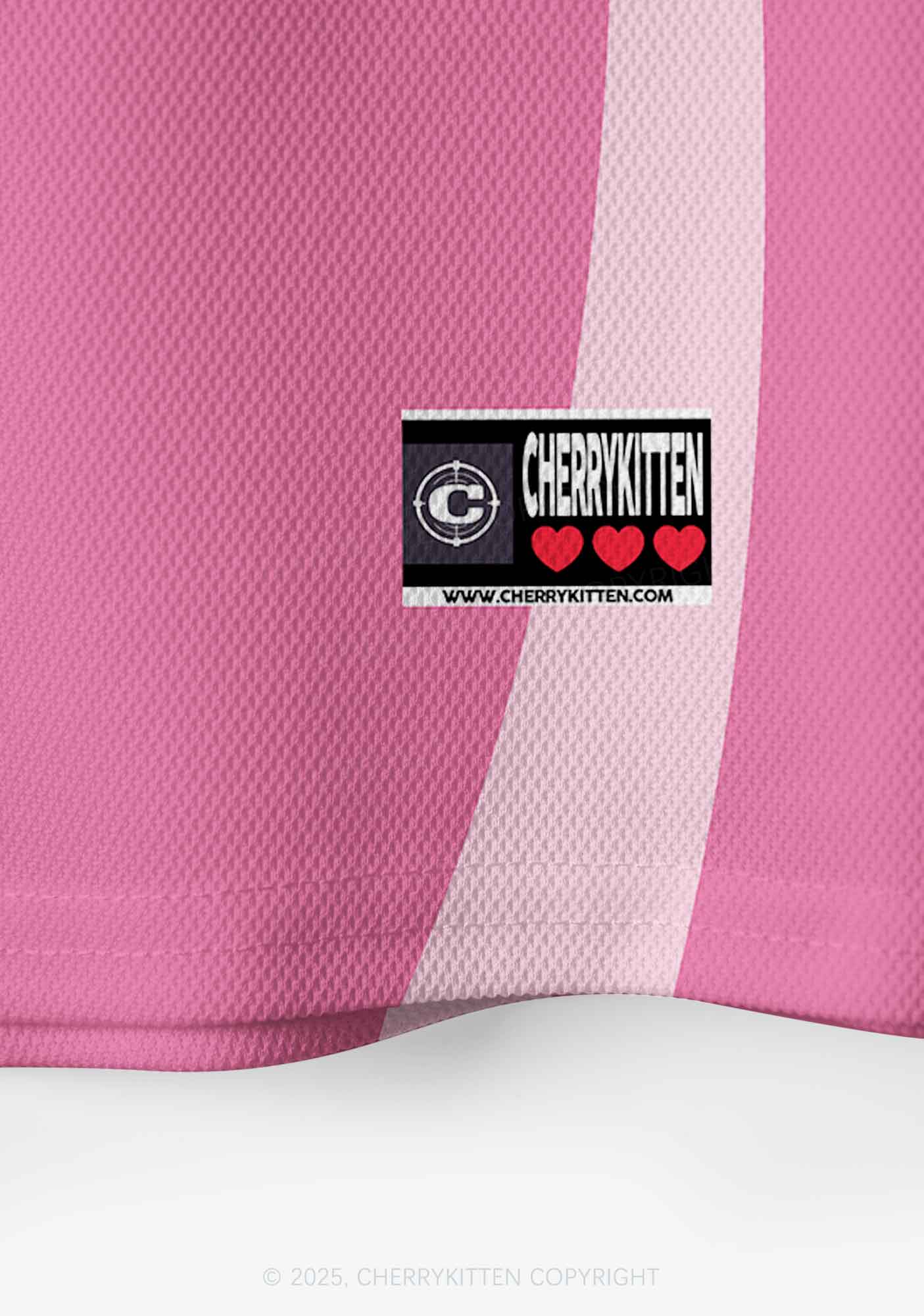 Custom Pink Cxxt Star Y2K Crop Sport Jersey Shirts Cherrykitten - Image 6