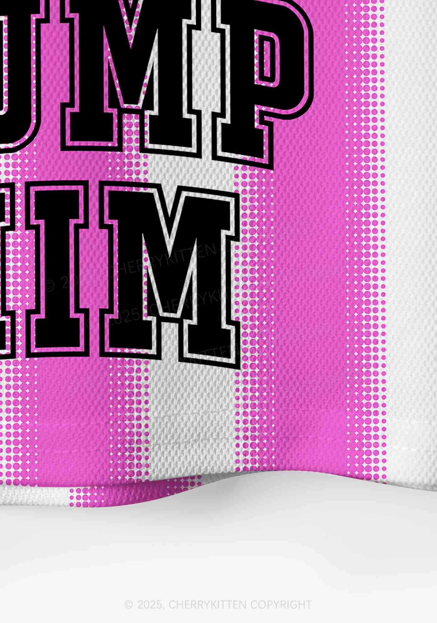 Custom Pink Dump Him Y2K Crop Sport Jersey Shirts Cherrykitten - Image 5