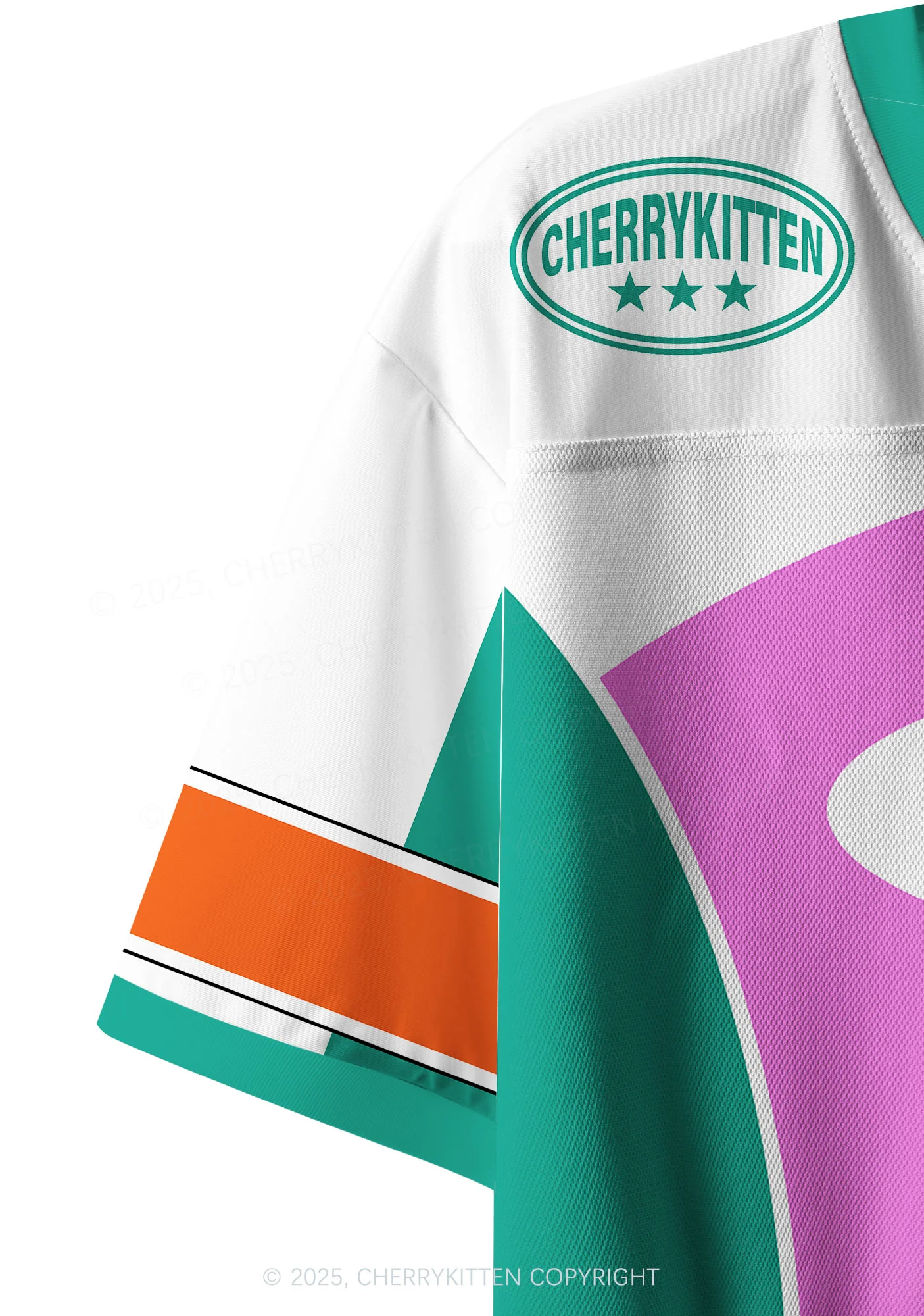 Custom Pink Dyke Pride Y2K Crop Sport Jersey Shirts Cherrykitten - Image 4