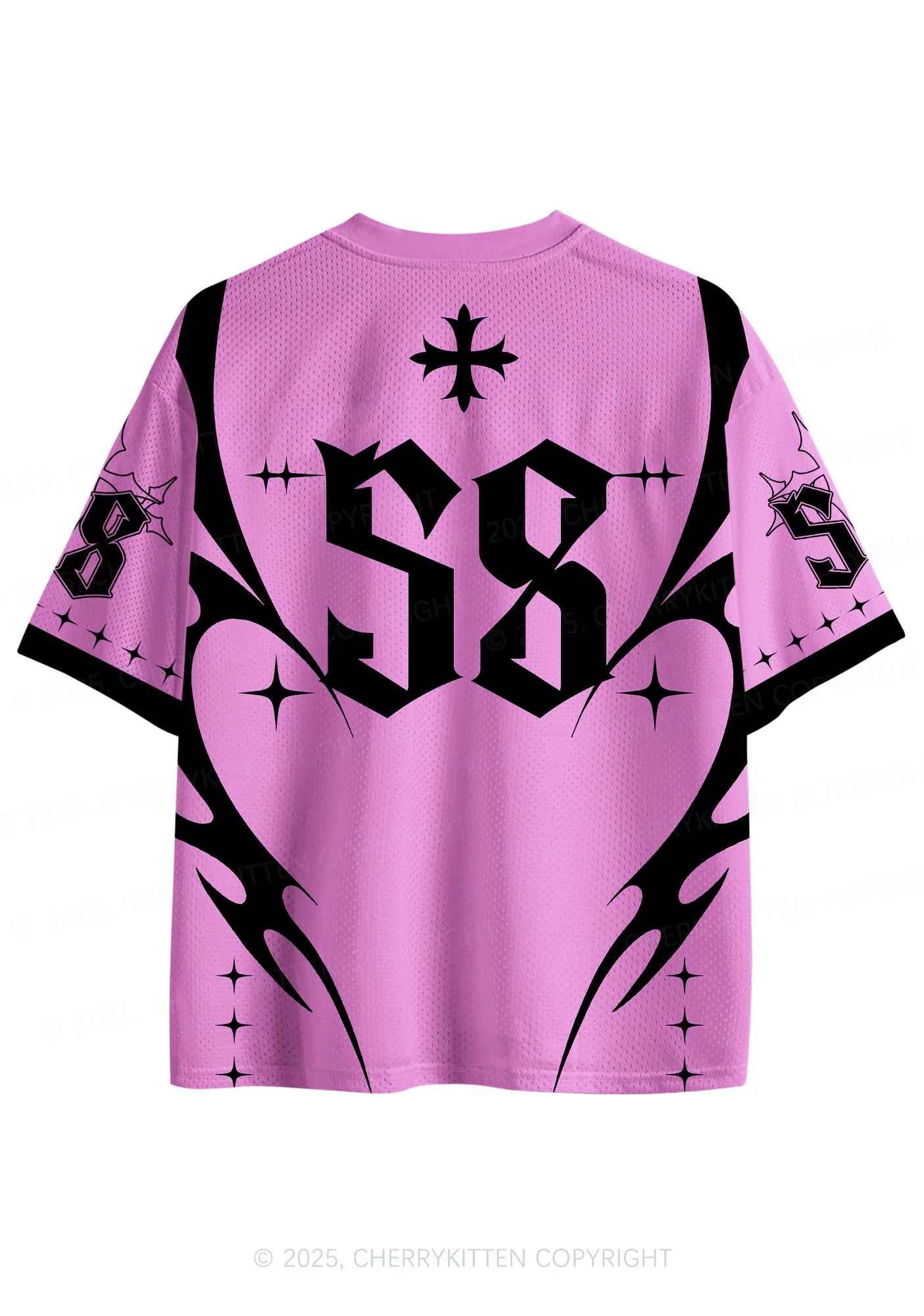 Custom Pink Flame Cxxt Y2K Sport Jersey Shirts Cherrykitten - Image 2