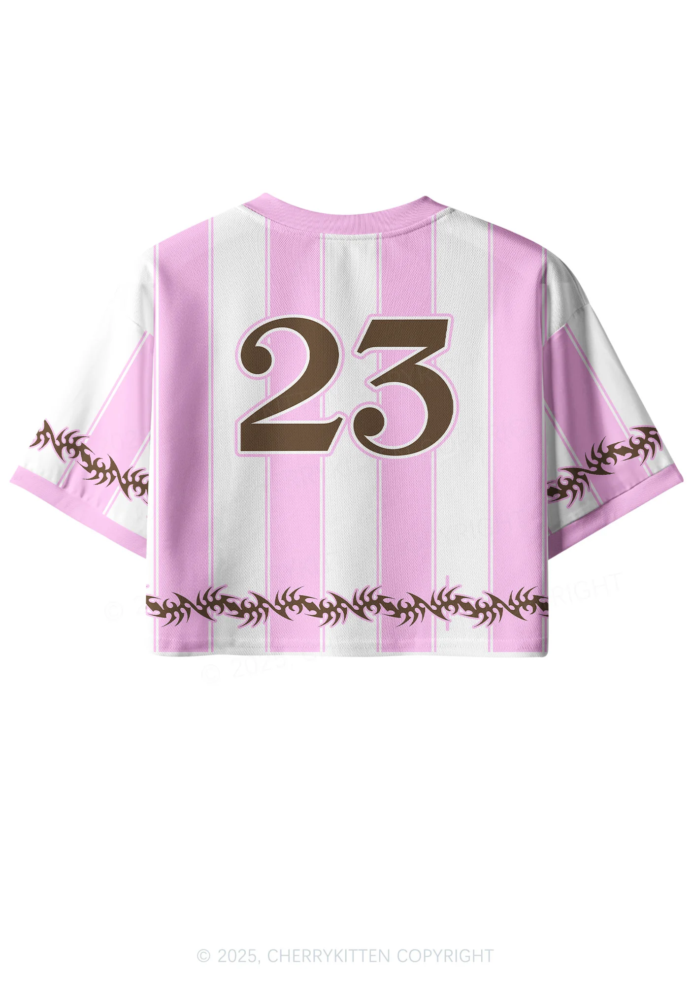 Custom Pink Horse Y2K Crop Sport Jersey Shirts Cherrykitten - Image 2