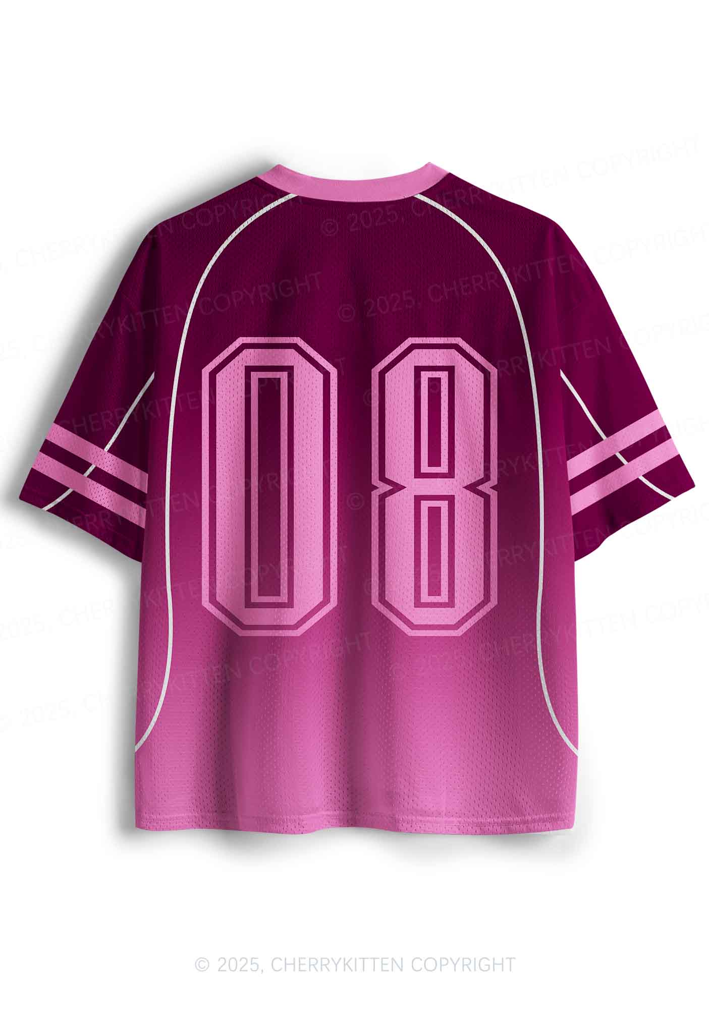 Custom Pink K Pony Y2K Sport Jersey Shirts Cherrykitten - Image 2