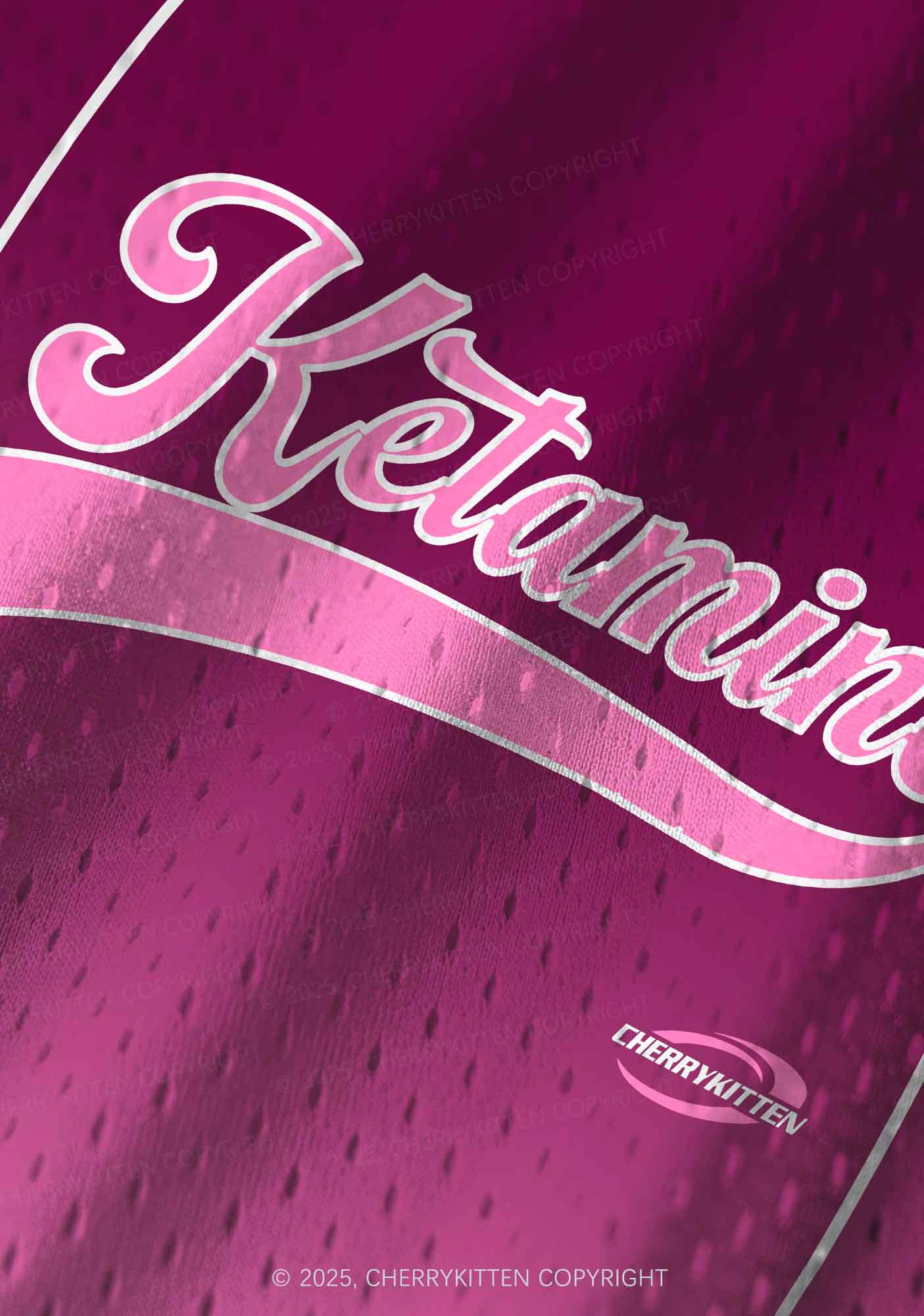 Custom Pink K Pony Y2K Sport Jersey Tank Cherrykitten - Image 3