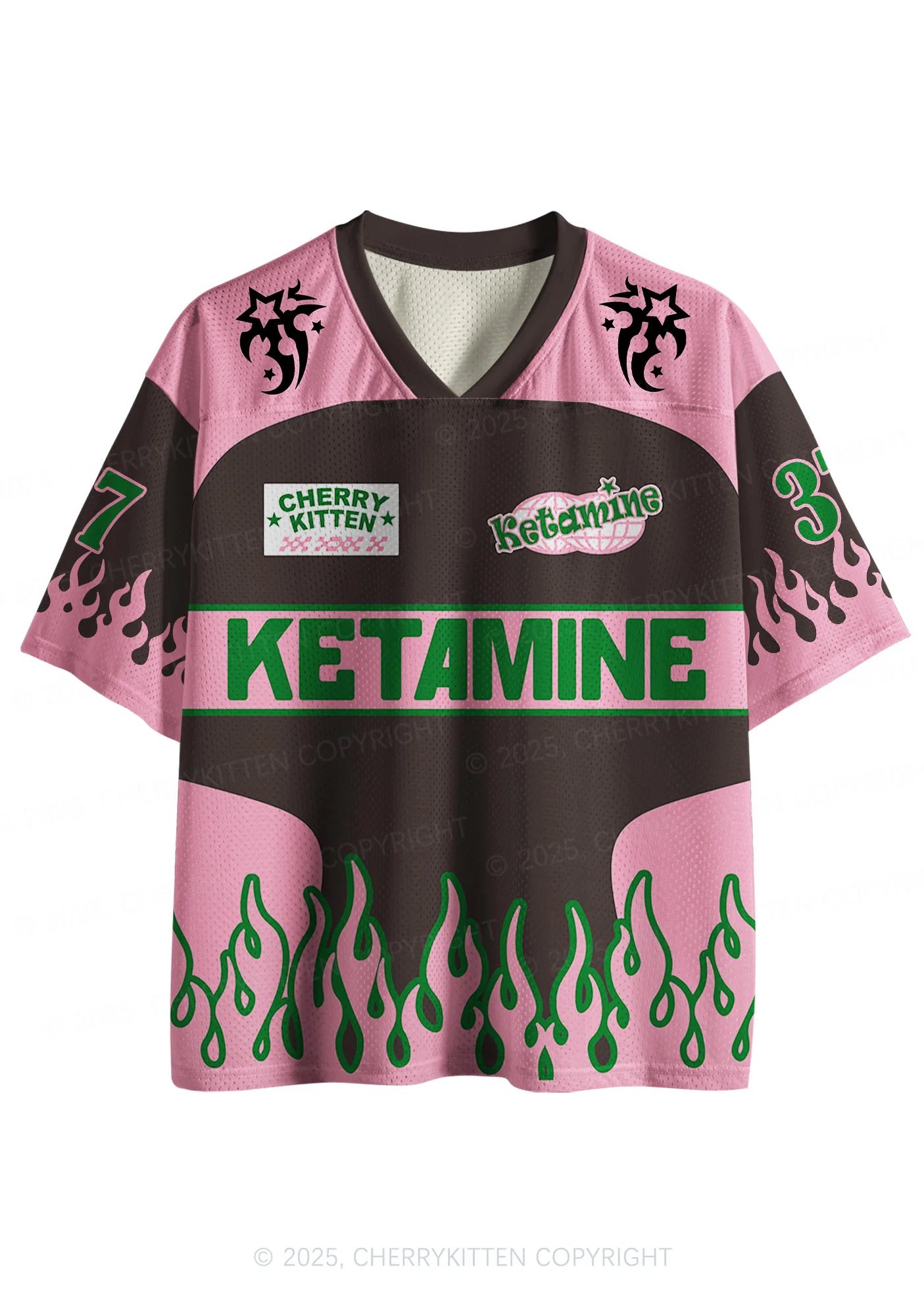 Custom Pink Ketamxxe Y2K Sport Jersey Shirts Cherrykitten - Image 2
