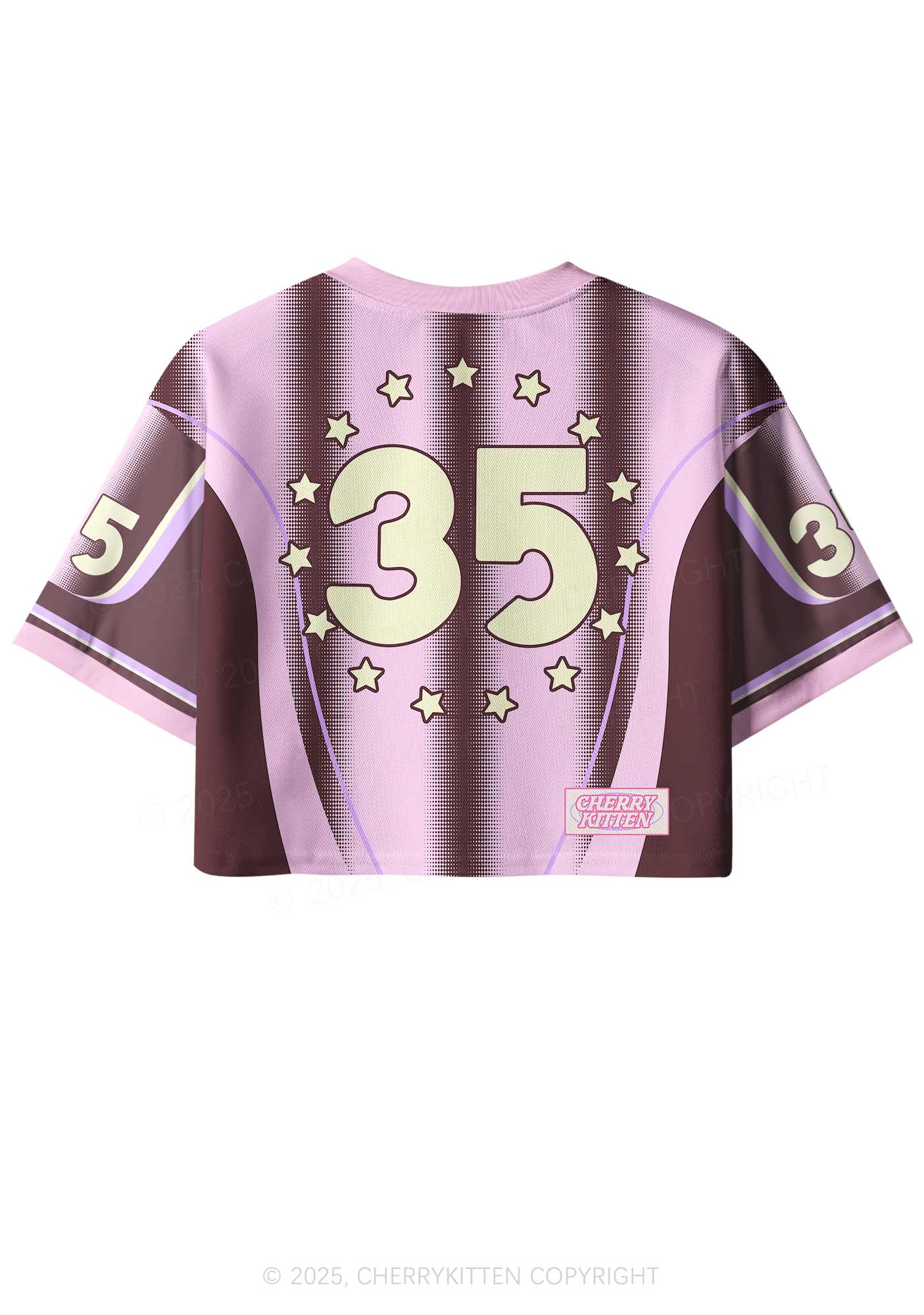 Custom Pink Pony Y2K Crop Sport Jersey Shirts Cherrykitten - Image 2