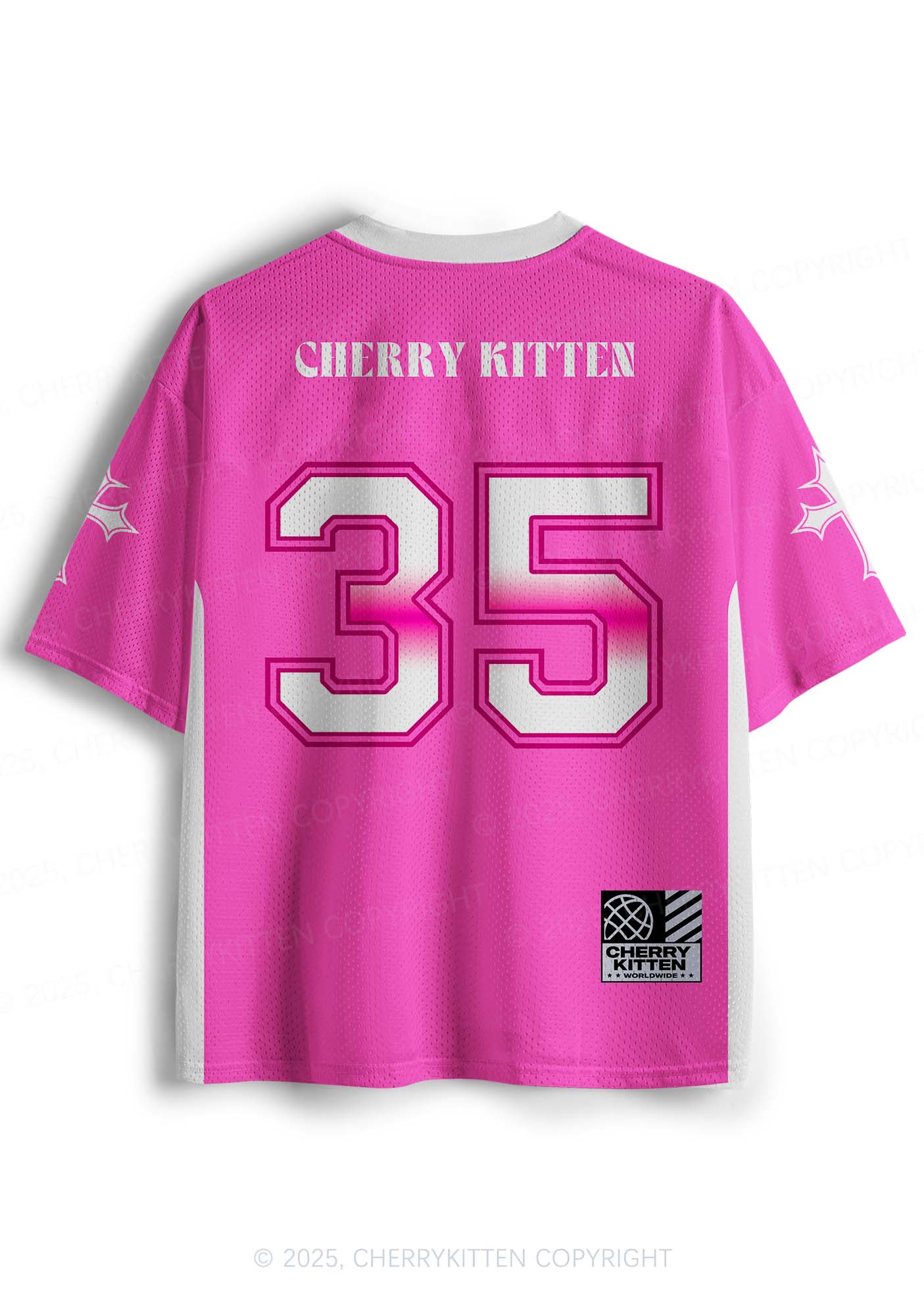 Custom Pink Spit In My Mouth Y2K Sport Jersey Shirts Cherrykitten - Image 2