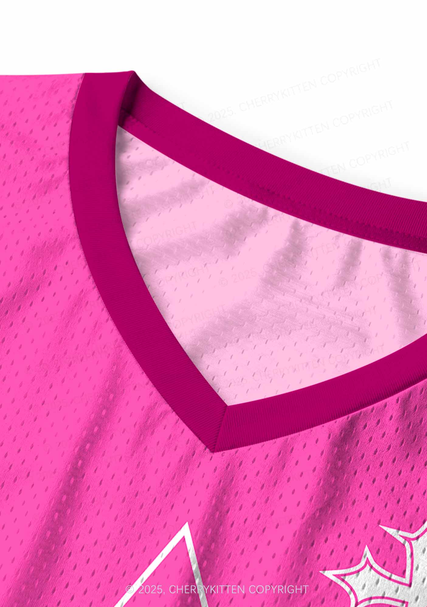 Custom Pink Spit In My Mouth Y2K Sport Jersey Tank Cherrykitten - Image 4
