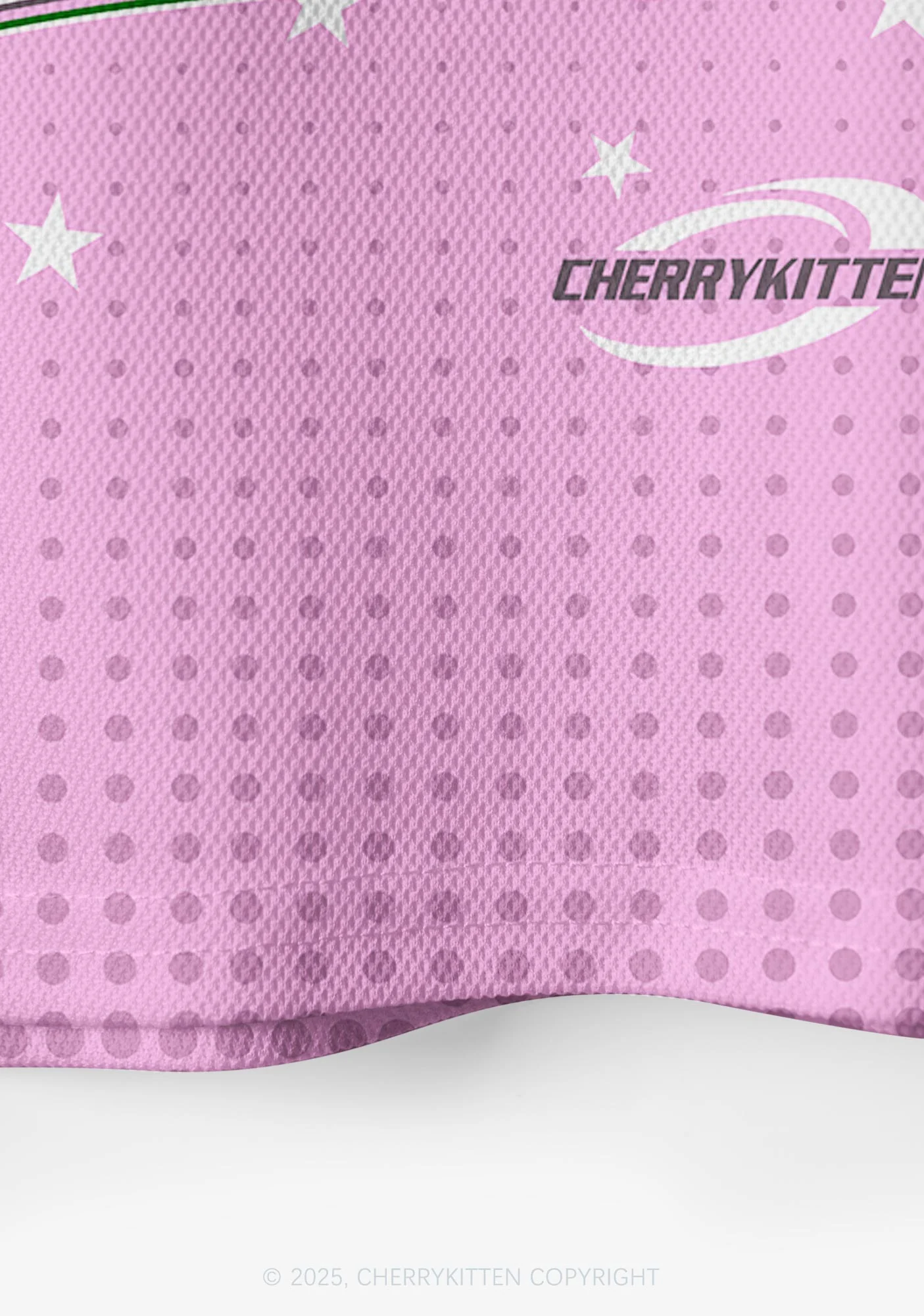 Custom Pink Star Ketamxxe Y2K Crop Sport Jersey Shirts Cherrykitten - Image 5