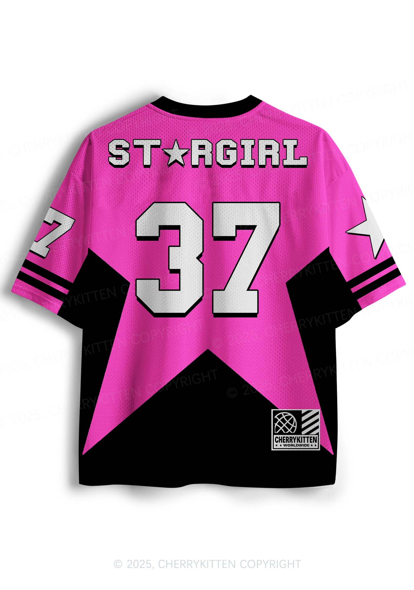Custom Pink Stargirl Y2K Sport Jersey Shirts Cherrykitten - Image 2