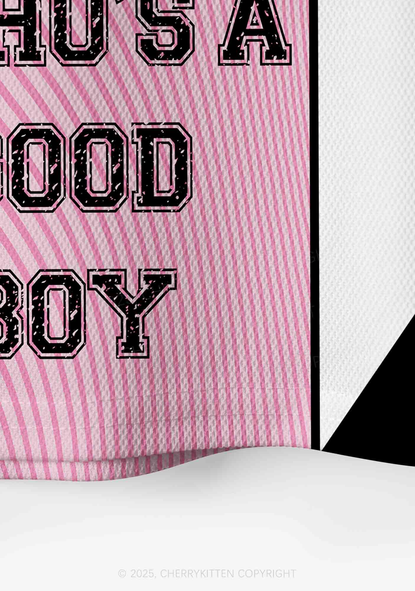 Custom Pink Whos A Good Boy Y2K Crop Sport Jersey Shirts Cherrykitten - Image 5