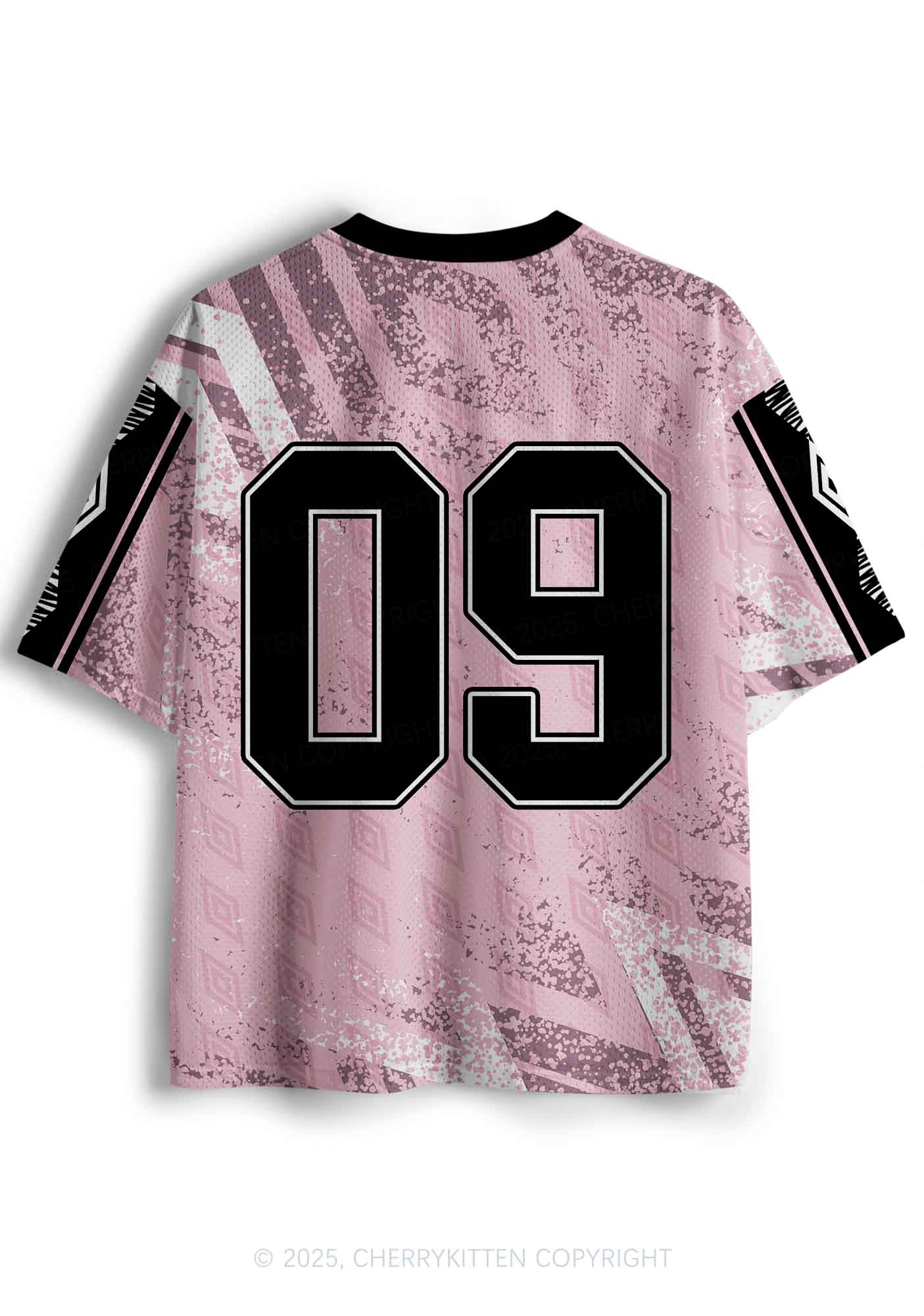 Custom Pink Yes Daddy Y2K Sport Jersey Shirts Cherrykitten - Image 2